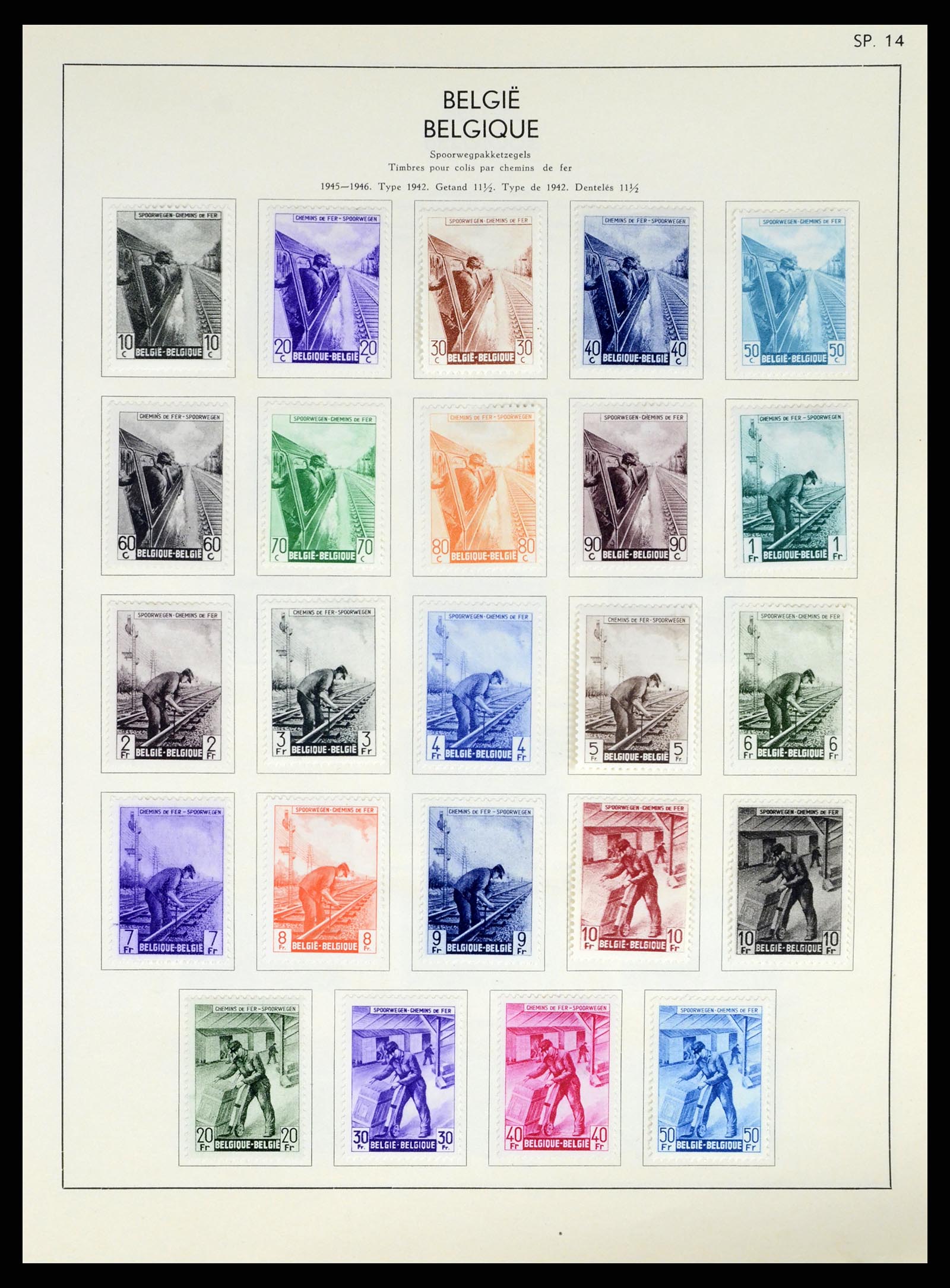 37959 147 - Stamp Collection 37959 Belgium and Belgian Congo 1849-1960.