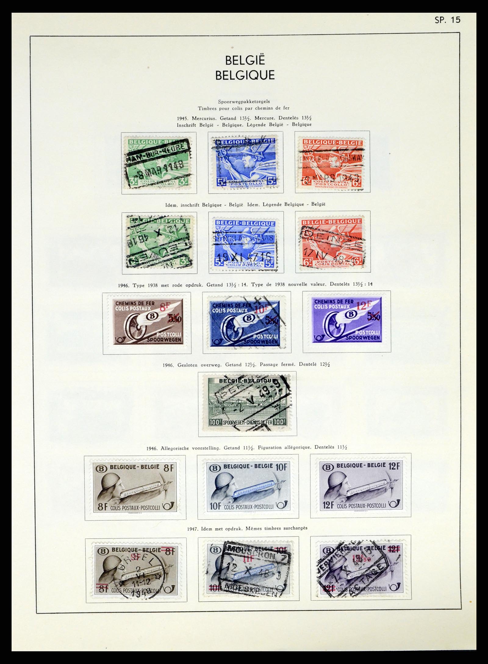37959 148 - Stamp Collection 37959 Belgium and Belgian Congo 1849-1960.