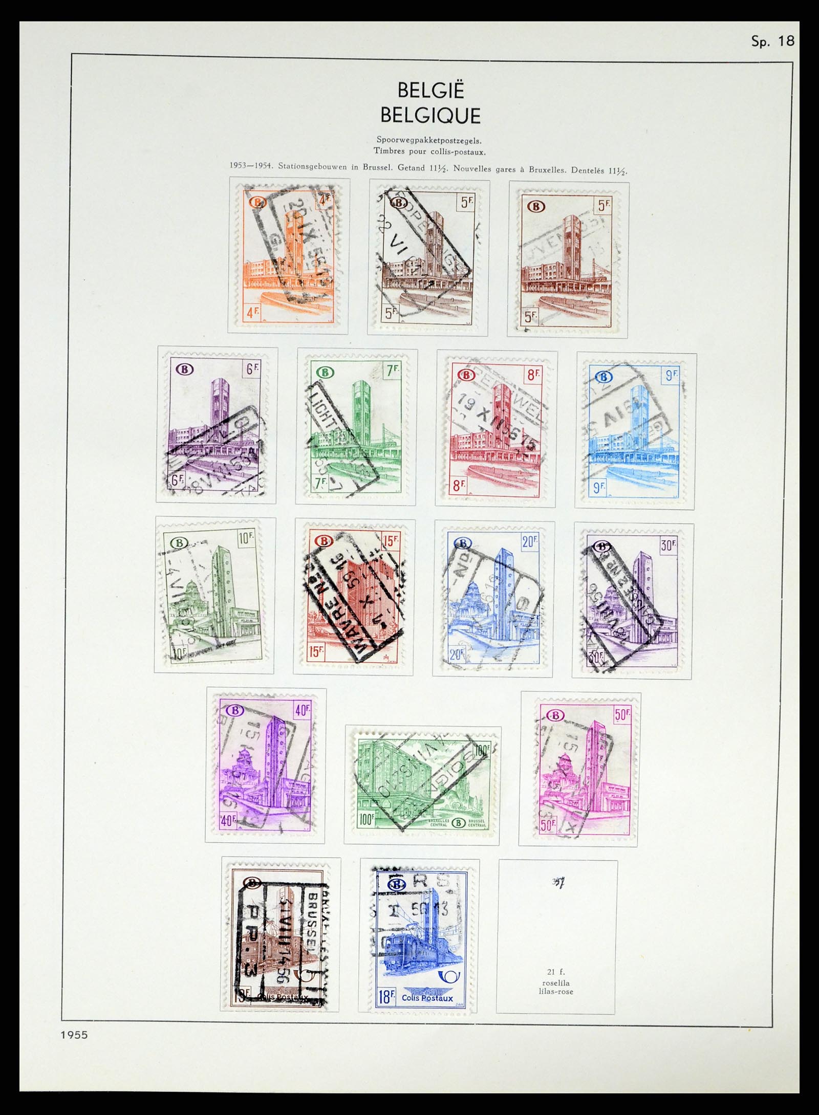 37959 151 - Stamp Collection 37959 Belgium and Belgian Congo 1849-1960.