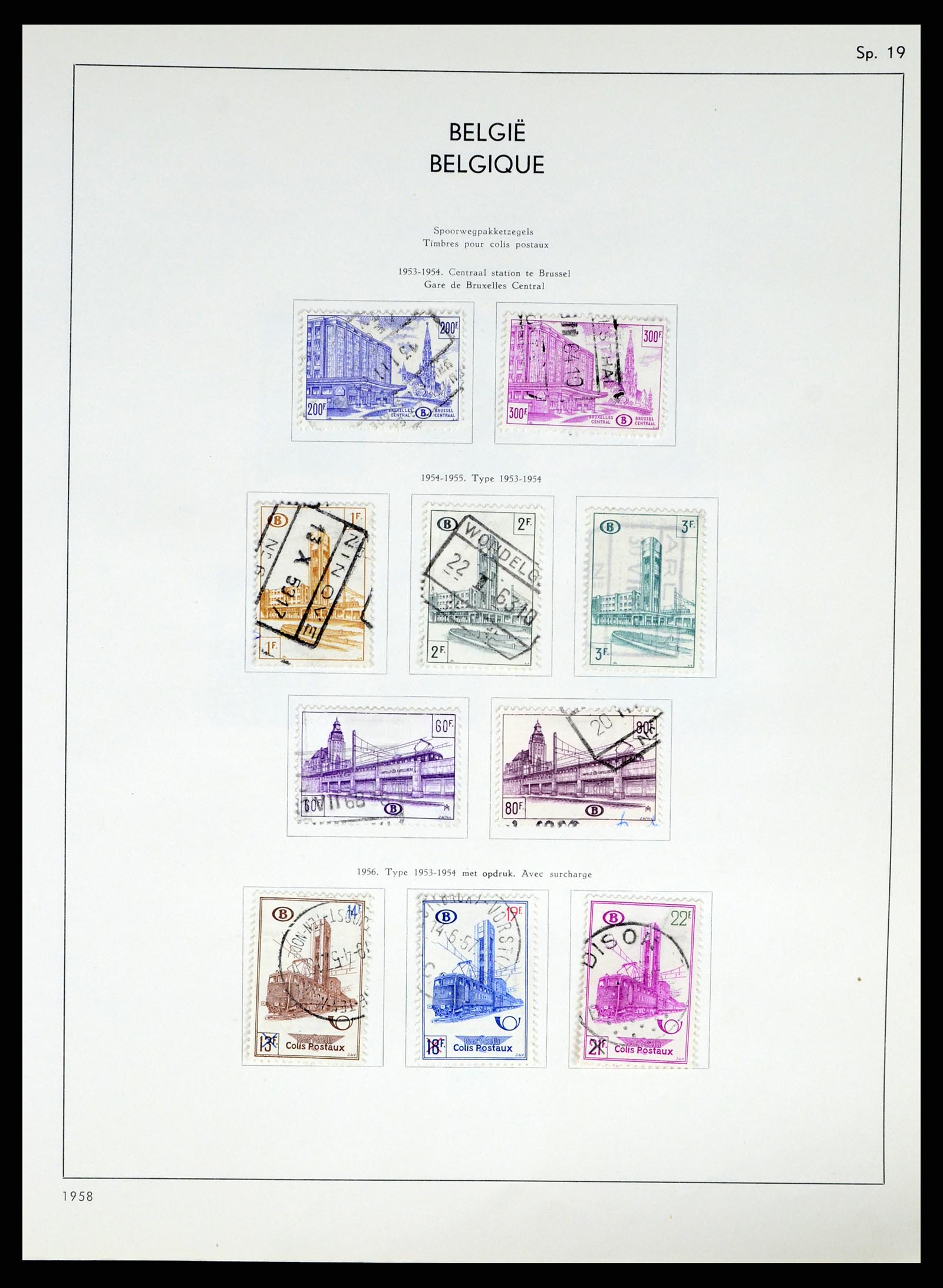 37959 152 - Stamp Collection 37959 Belgium and Belgian Congo 1849-1960.
