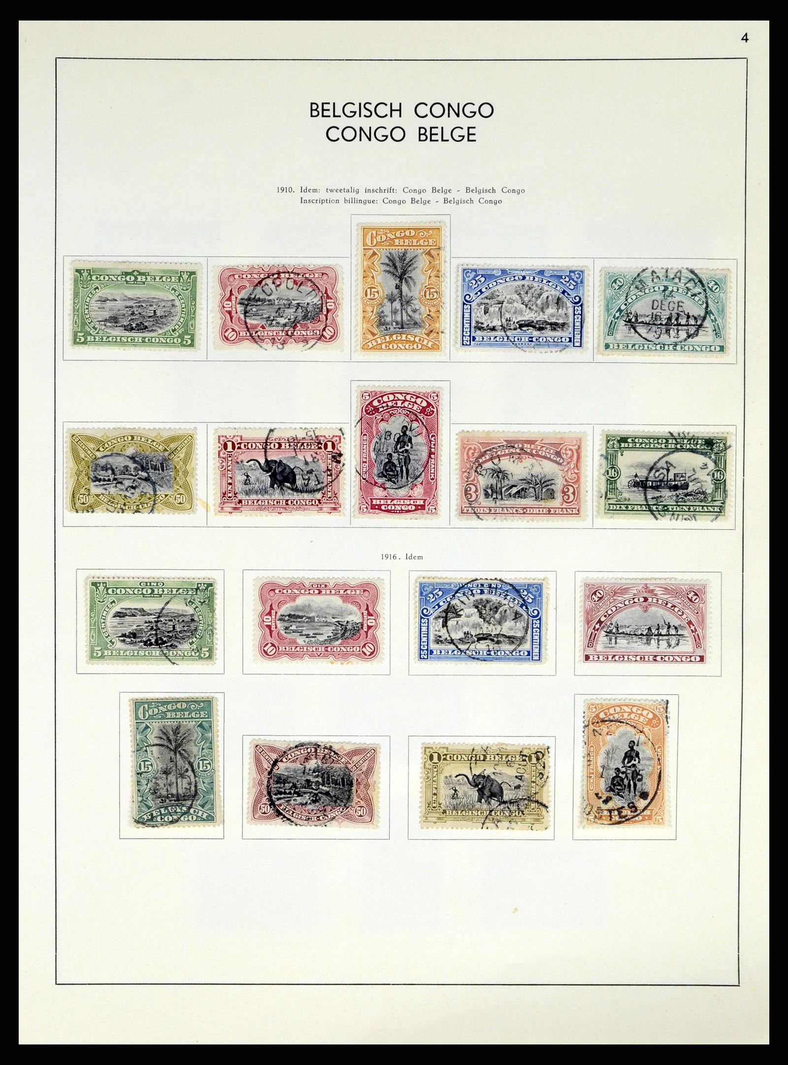 37959 160 - Stamp Collection 37959 Belgium and Belgian Congo 1849-1960.