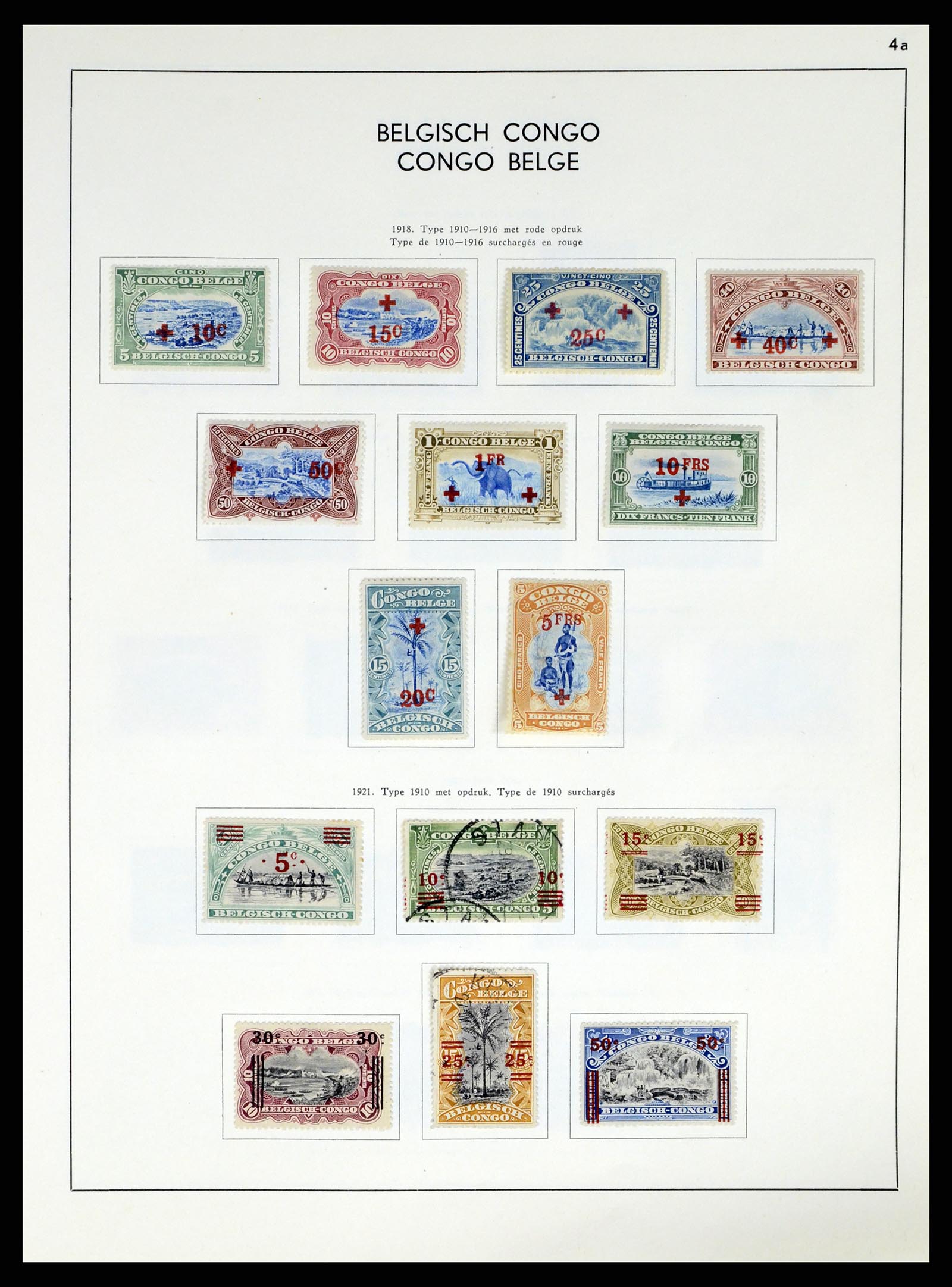 37959 161 - Stamp Collection 37959 Belgium and Belgian Congo 1849-1960.