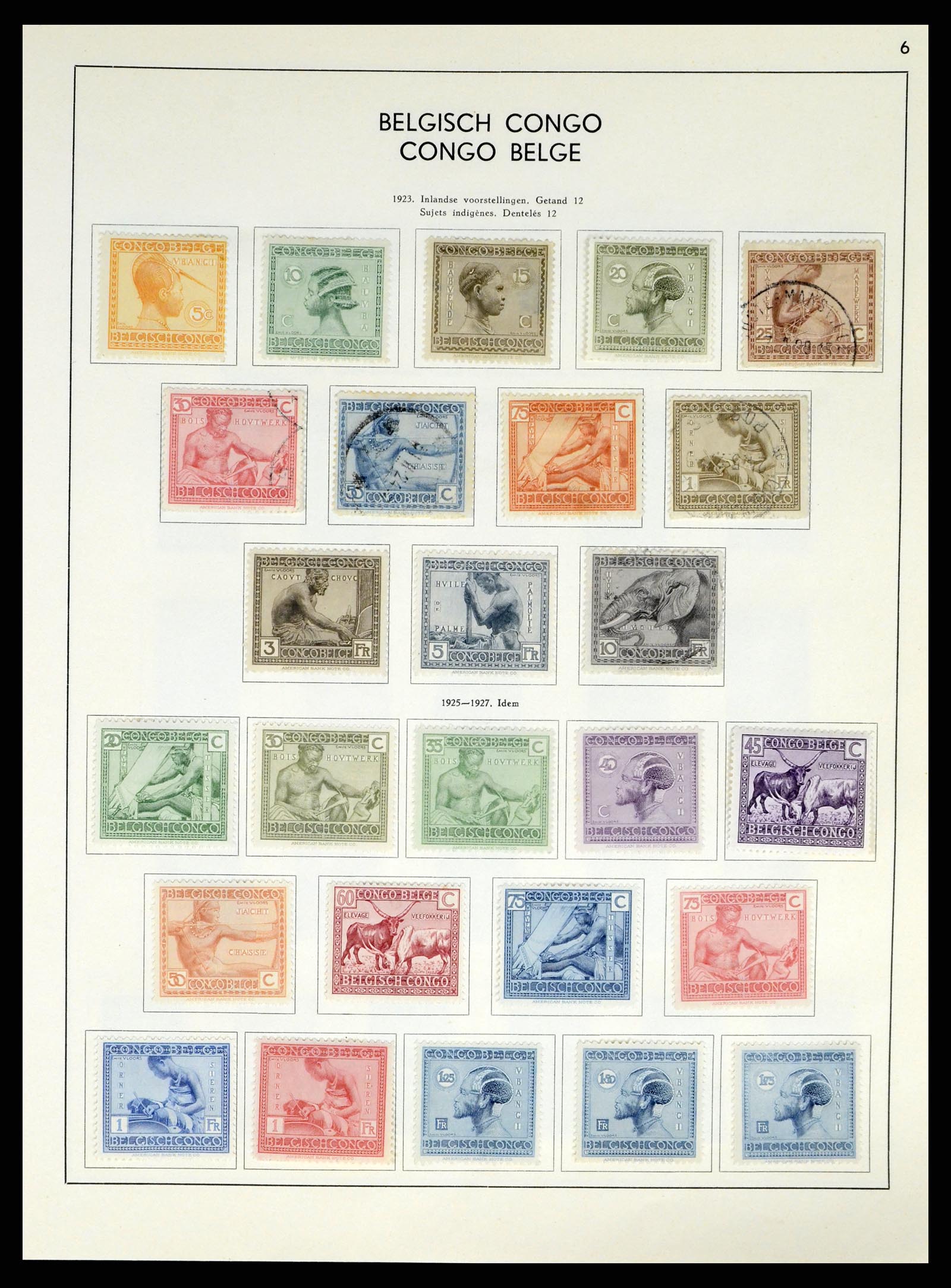 37959 163 - Stamp Collection 37959 Belgium and Belgian Congo 1849-1960.