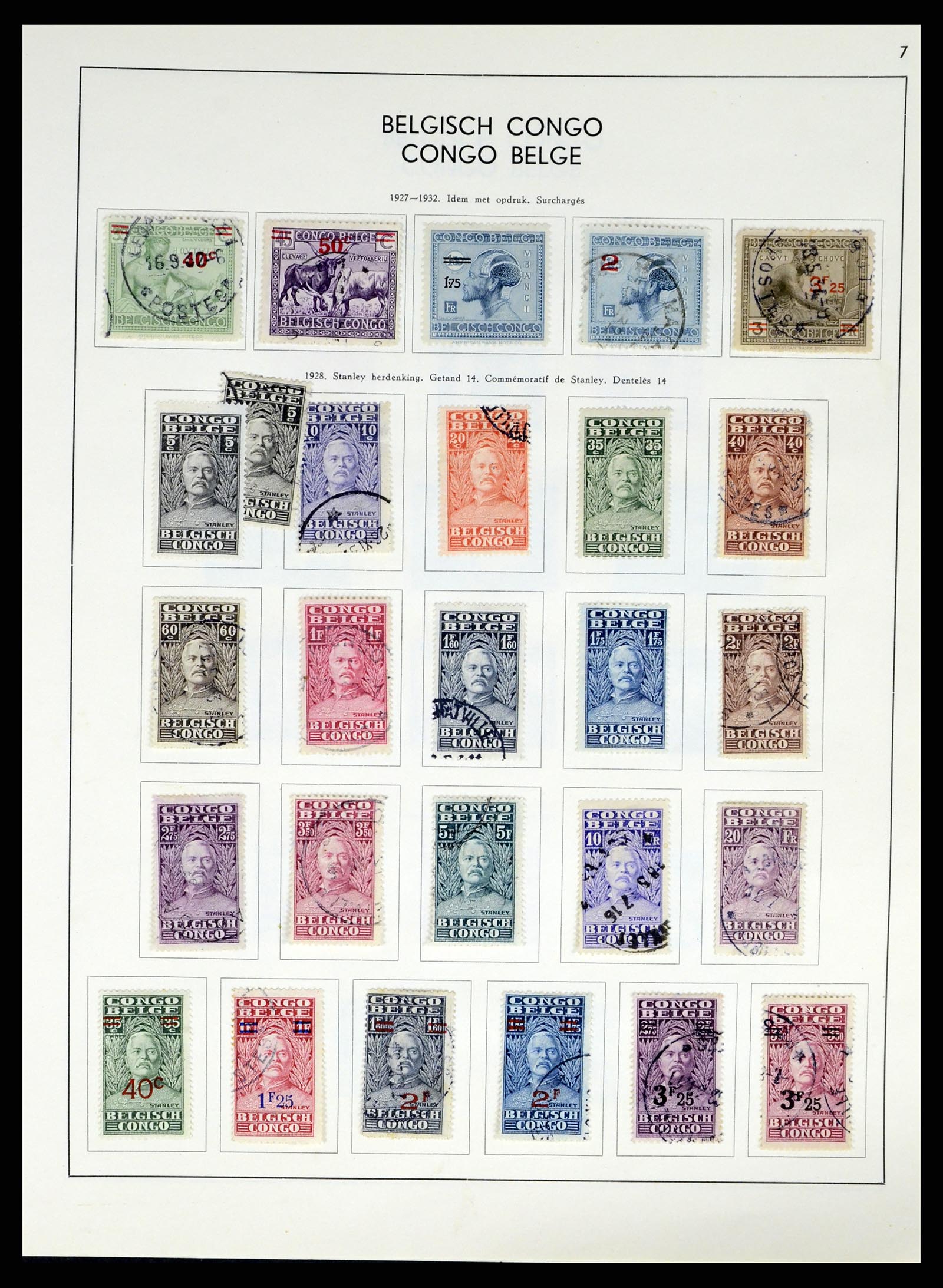 37959 164 - Stamp Collection 37959 Belgium and Belgian Congo 1849-1960.