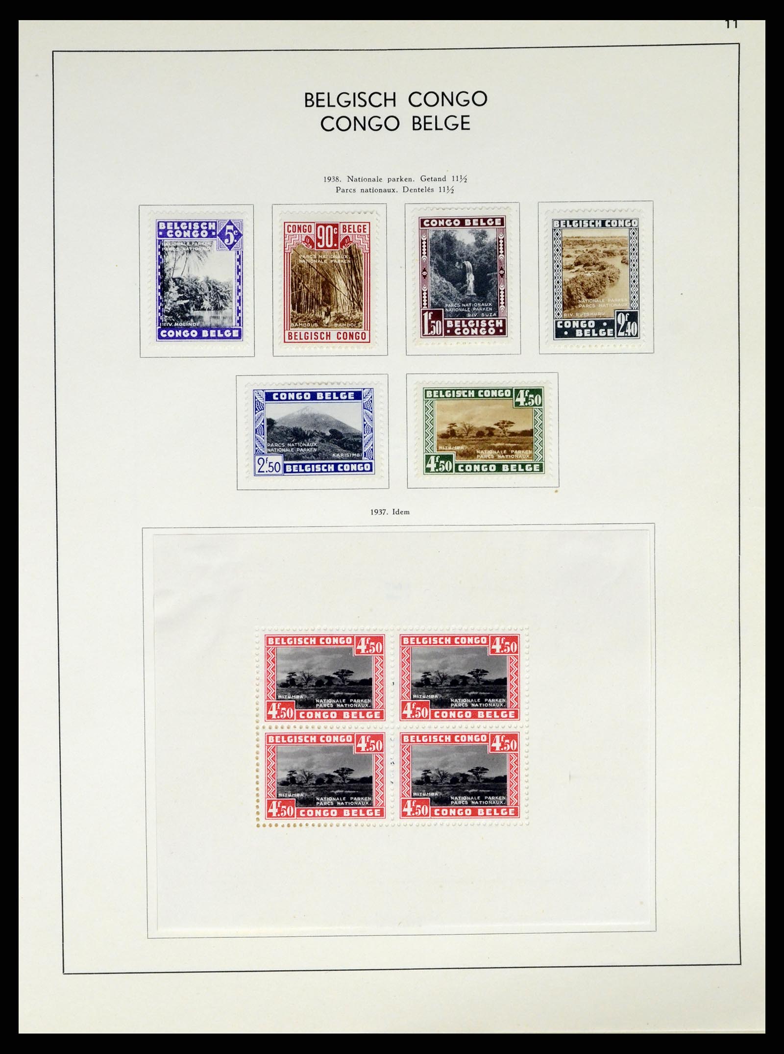 37959 168 - Stamp Collection 37959 Belgium and Belgian Congo 1849-1960.