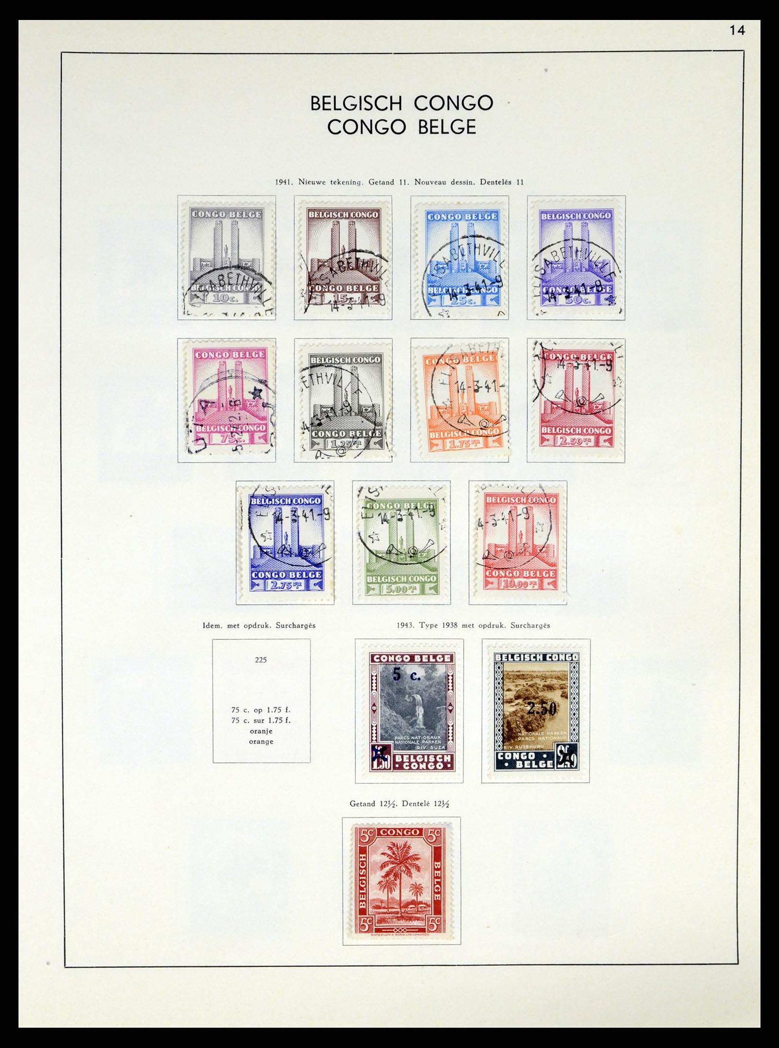 37959 169 - Stamp Collection 37959 Belgium and Belgian Congo 1849-1960.