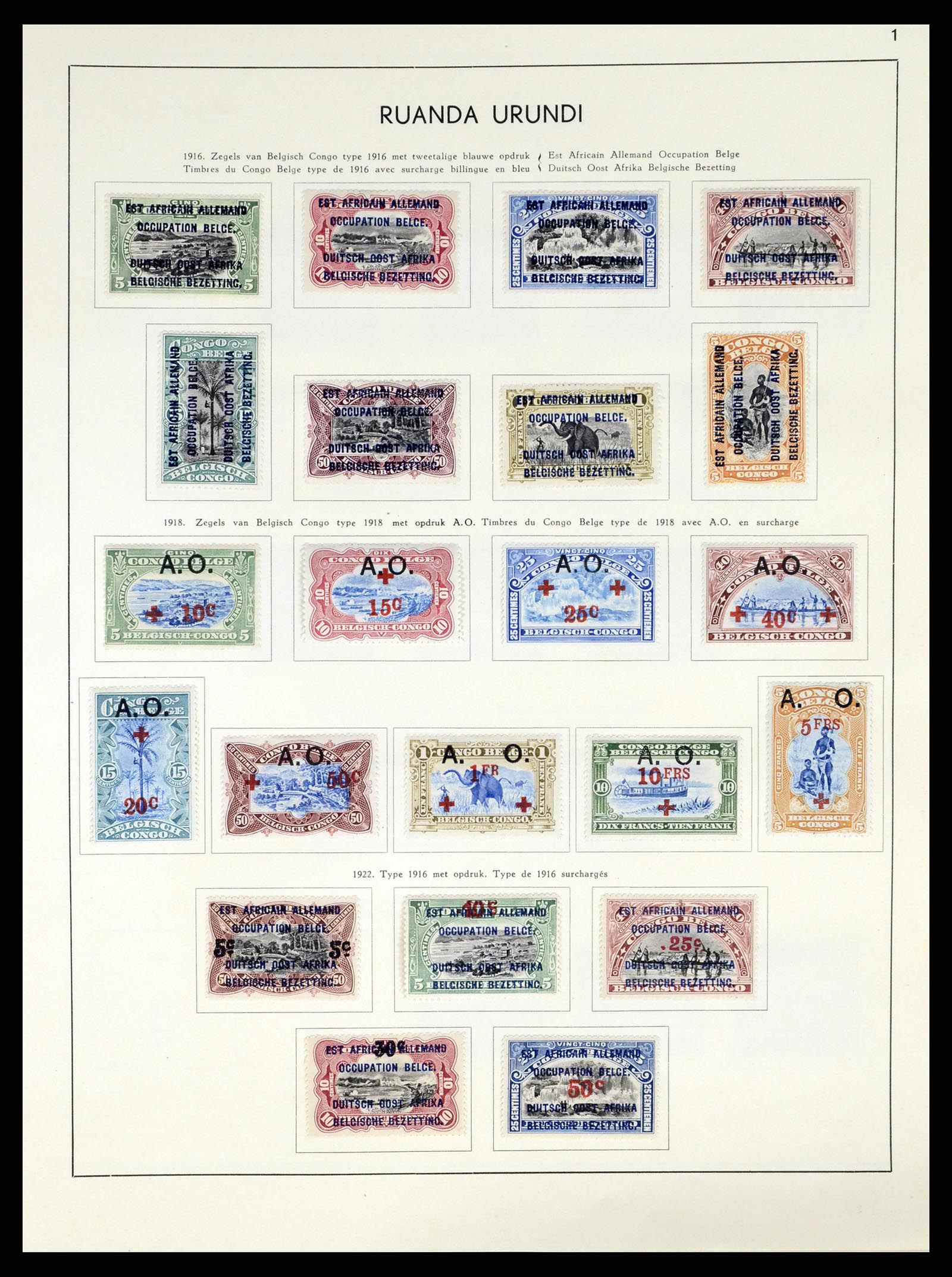 37959 184 - Stamp Collection 37959 Belgium and Belgian Congo 1849-1960.