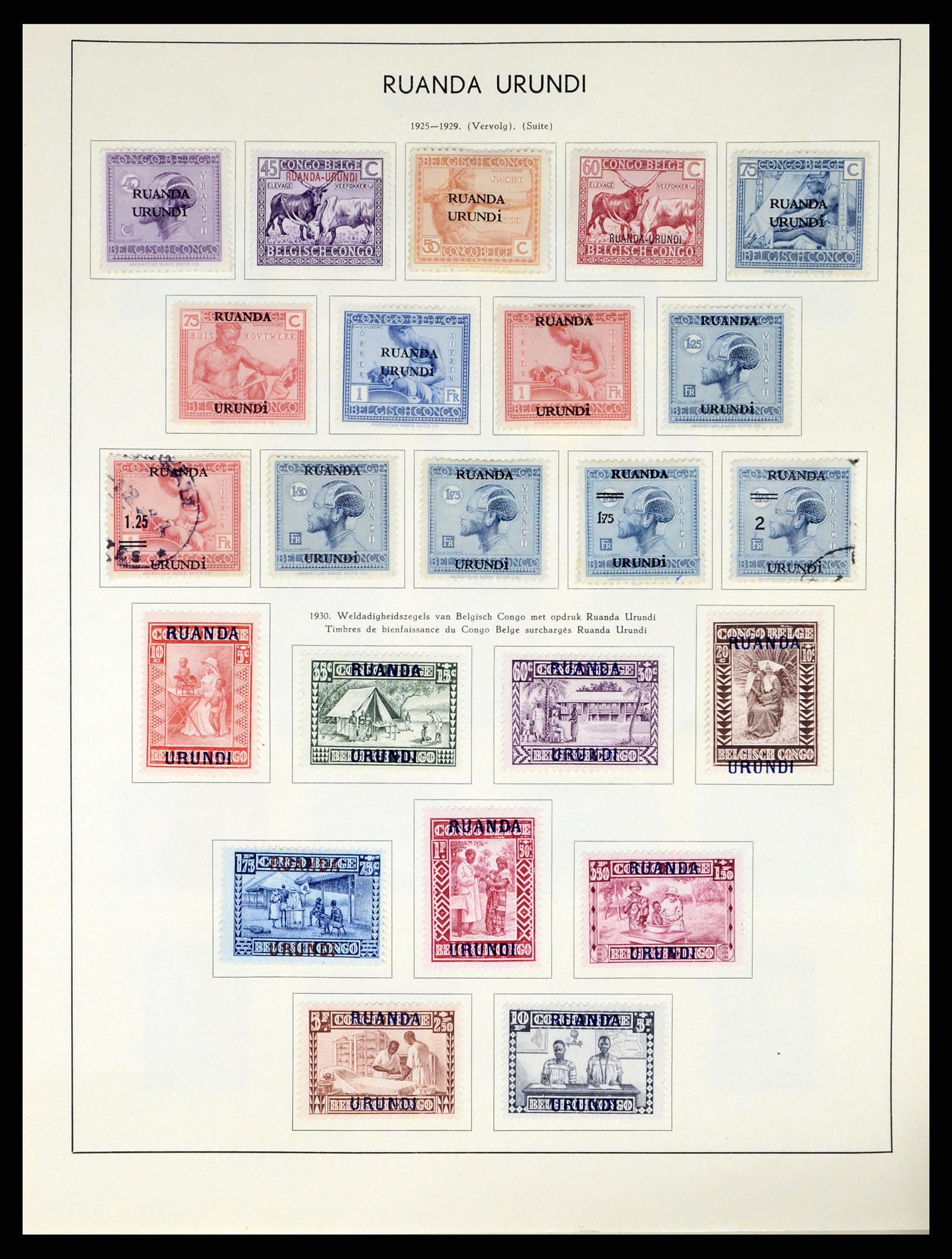 37959 186 - Stamp Collection 37959 Belgium and Belgian Congo 1849-1960.