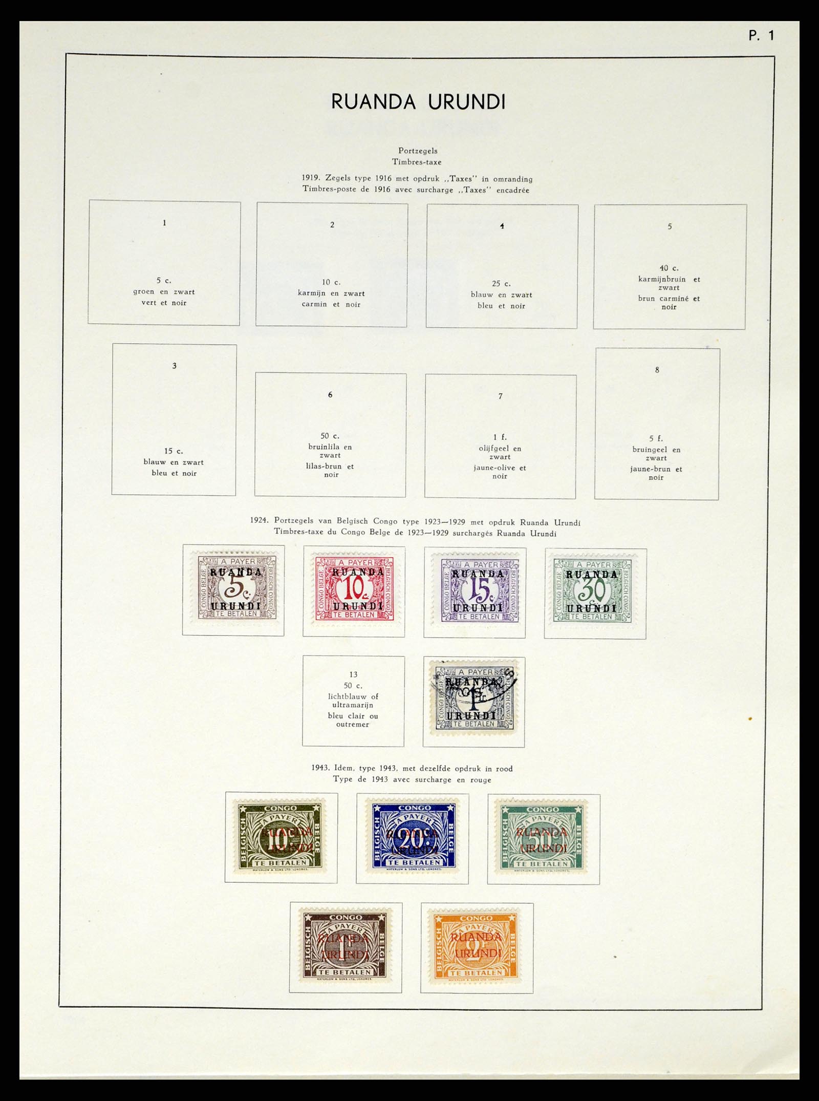 37959 196 - Postzegelverzameling 37959 België en Belgisch Congo 1849-1960.