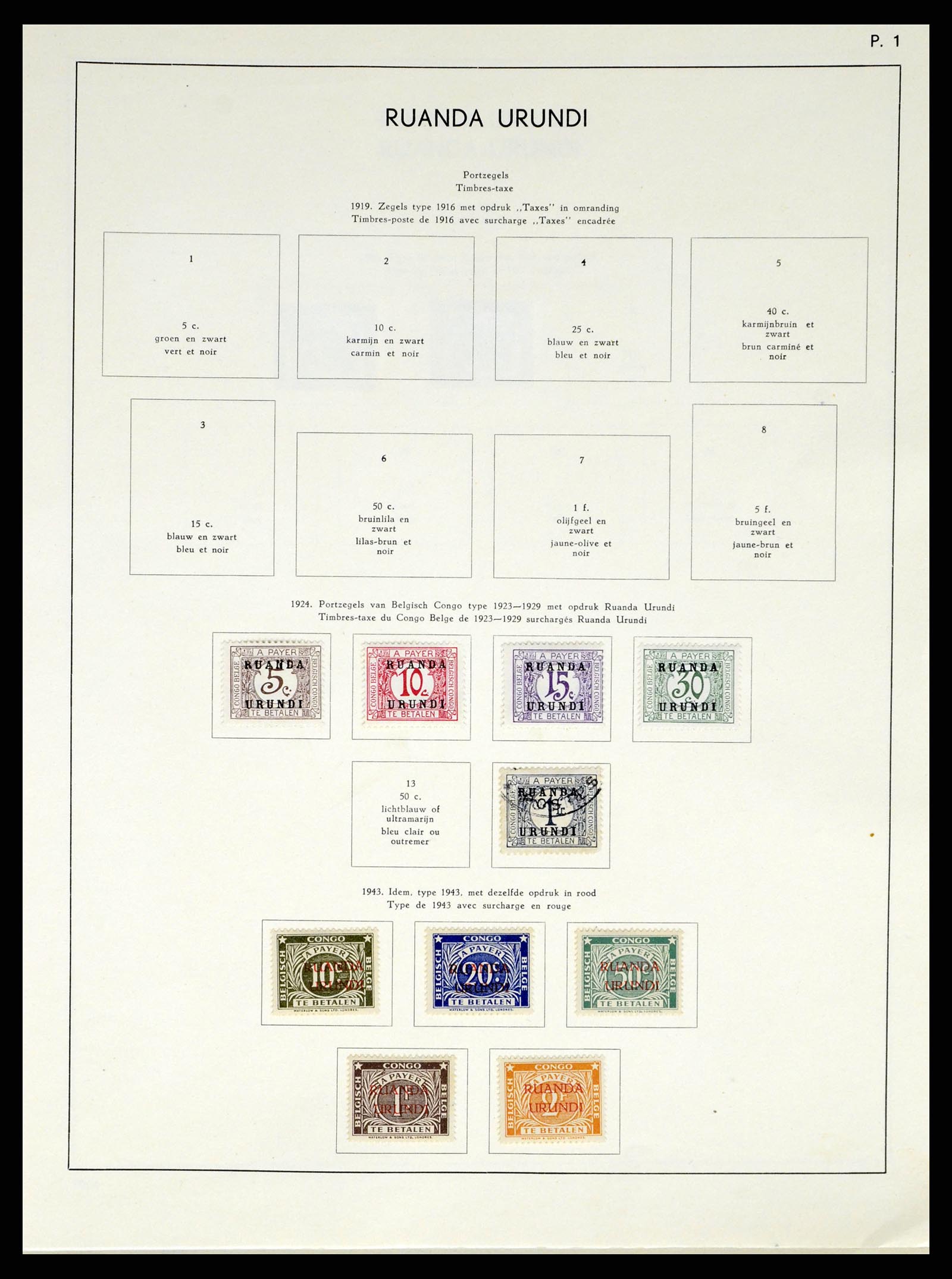 37959 196 - Stamp Collection 37959 Belgium and Belgian Congo 1849-1960.