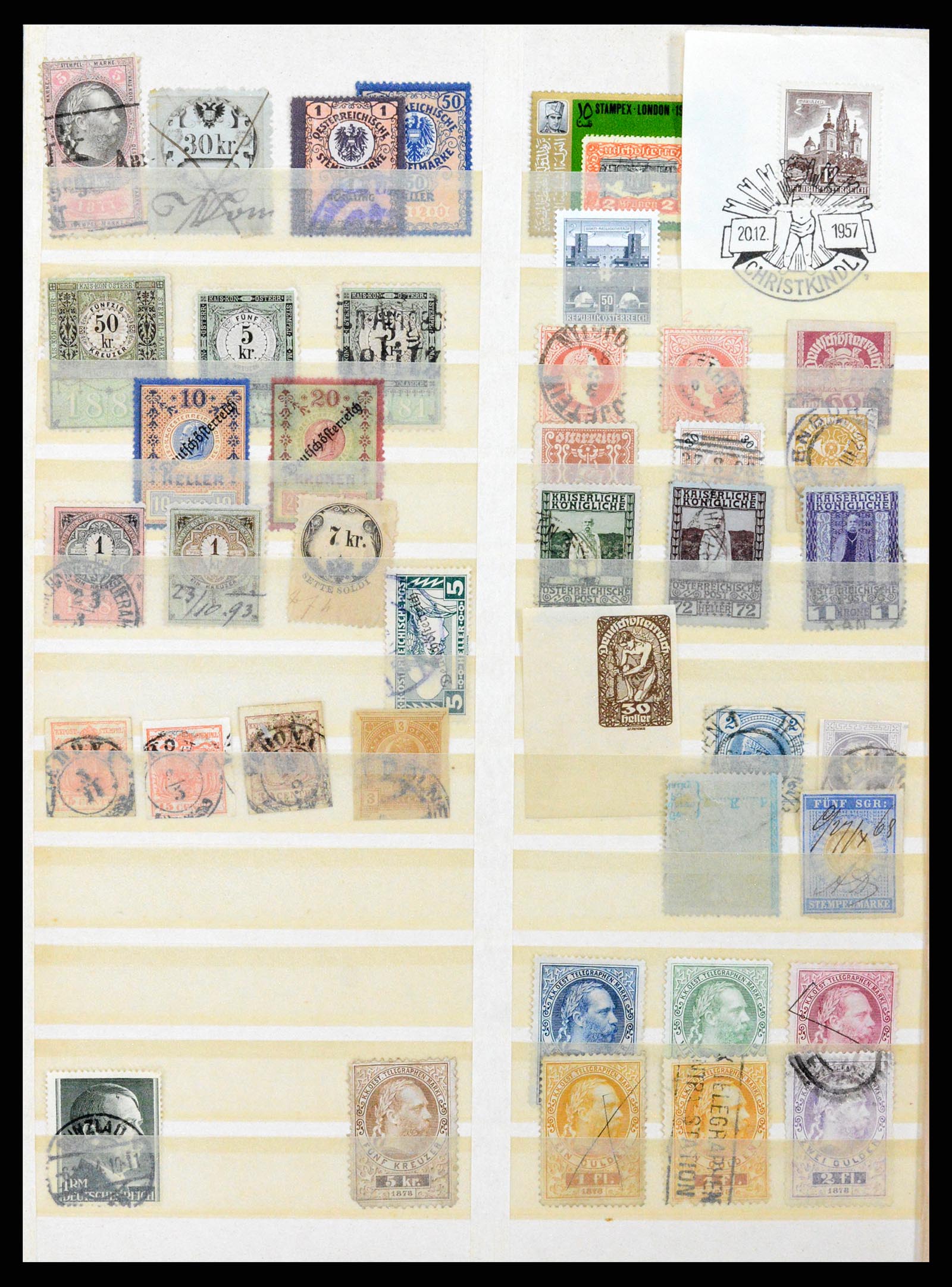 37960 002 - Postzegelverzameling 37960 Oostenrijk en gebieden 1850-1984.