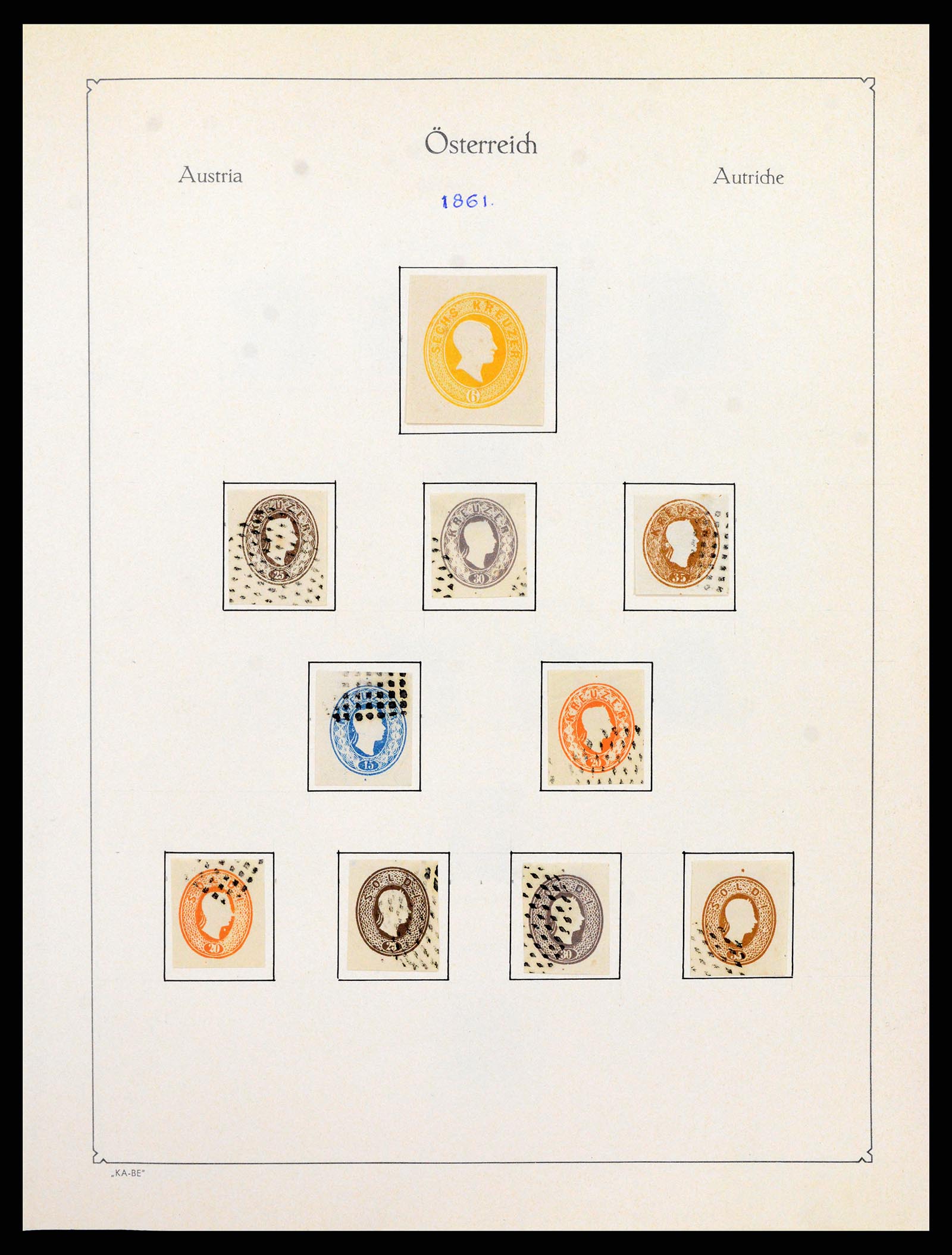 37960 006 - Postzegelverzameling 37960 Oostenrijk en gebieden 1850-1984.