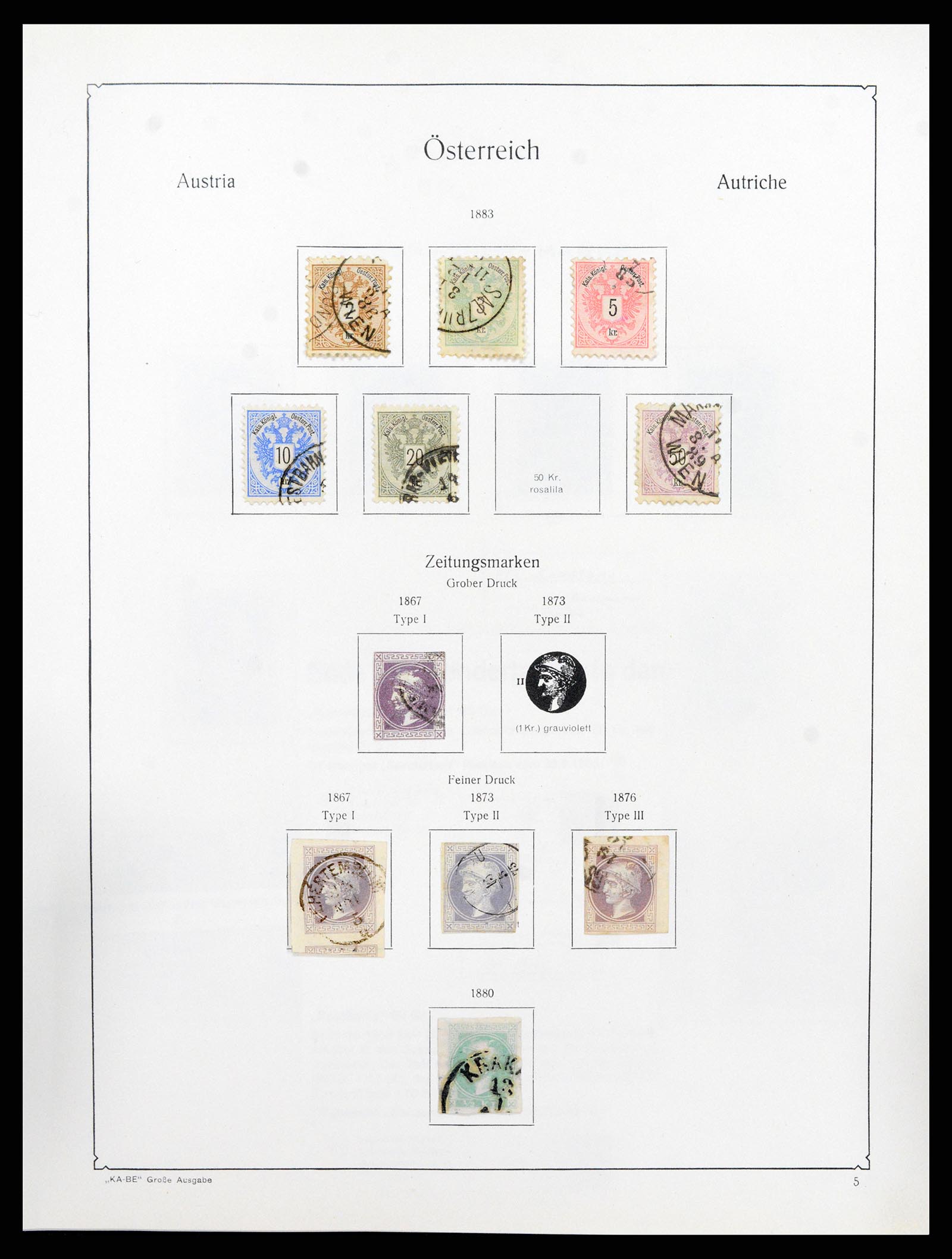 37960 009 - Postzegelverzameling 37960 Oostenrijk en gebieden 1850-1984.
