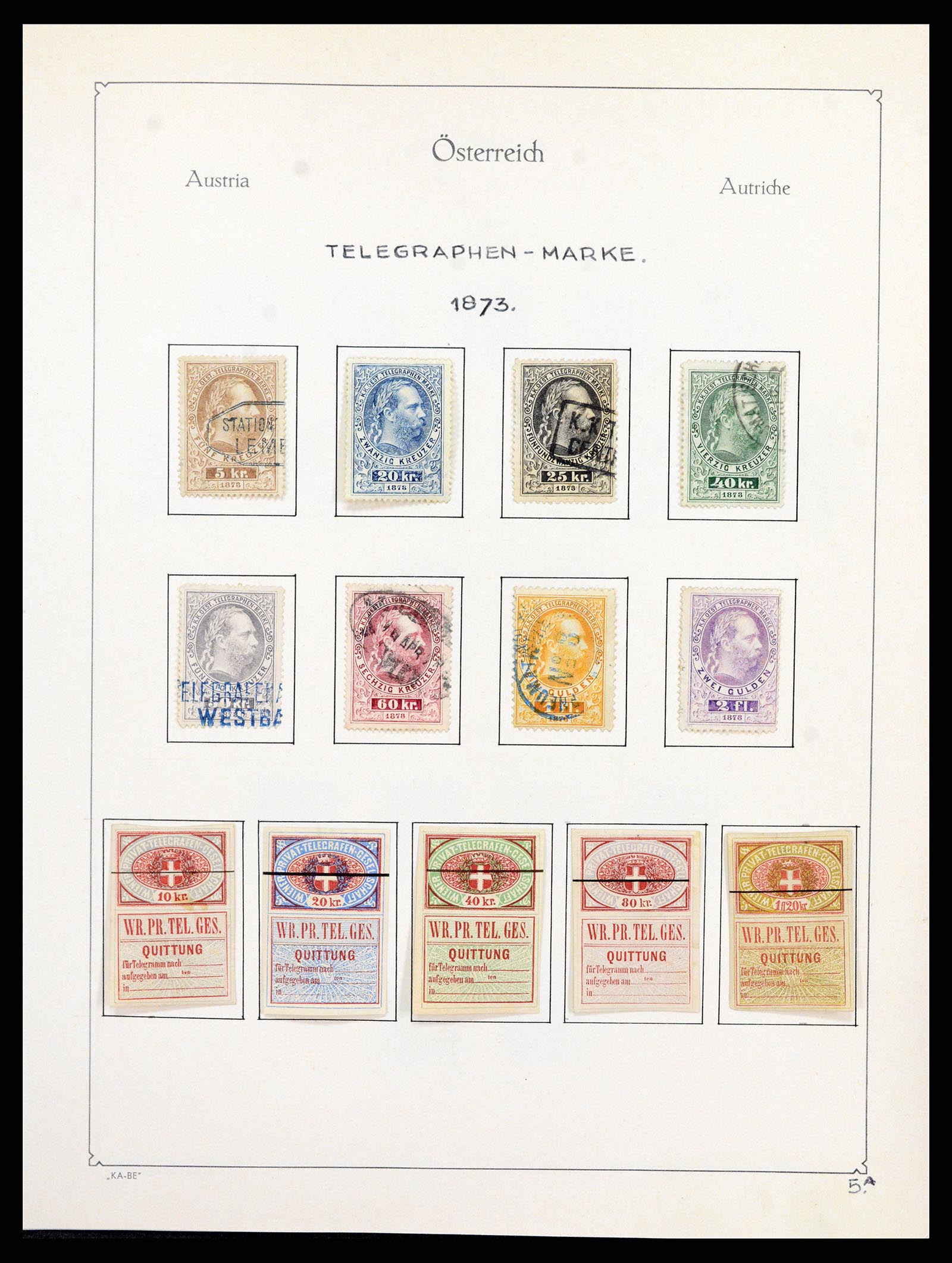 37960 010 - Stamp collection 37960 Austria and territories 1850-1984.