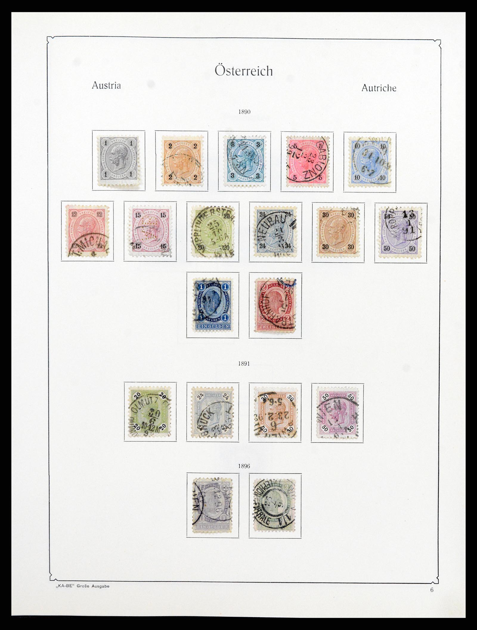 37960 011 - Postzegelverzameling 37960 Oostenrijk en gebieden 1850-1984.