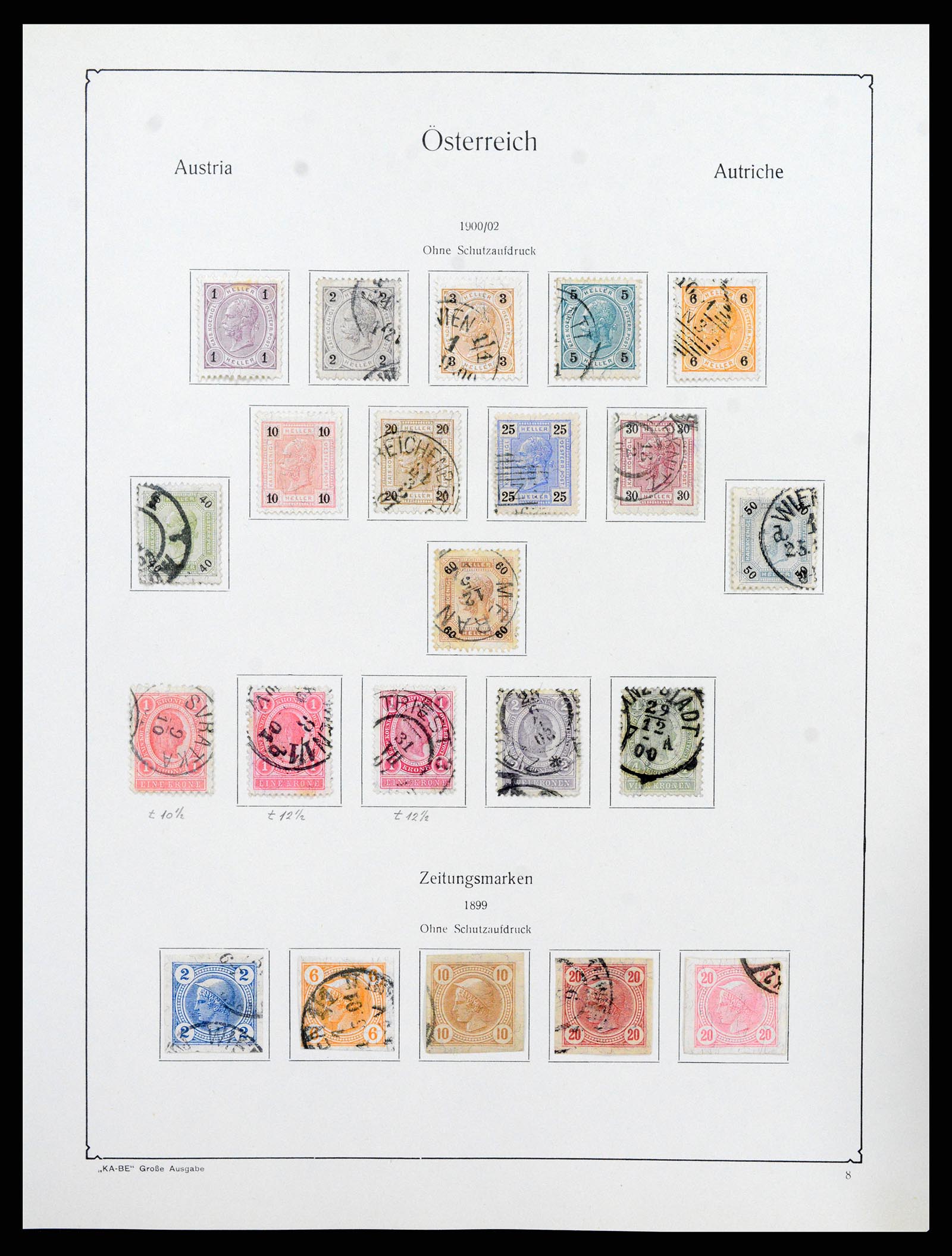 37960 013 - Postzegelverzameling 37960 Oostenrijk en gebieden 1850-1984.