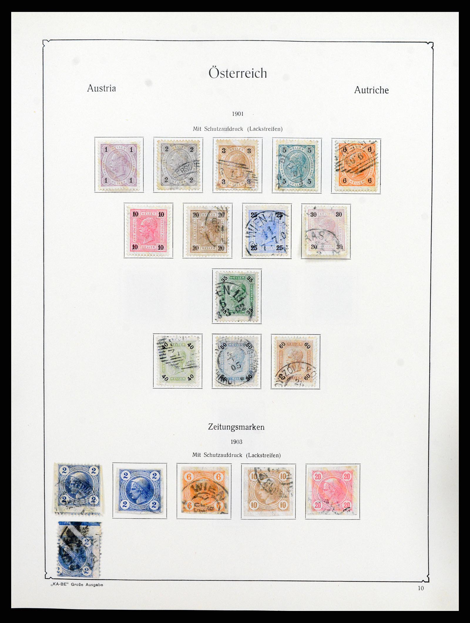 37960 015 - Stamp collection 37960 Austria and territories 1850-1984.