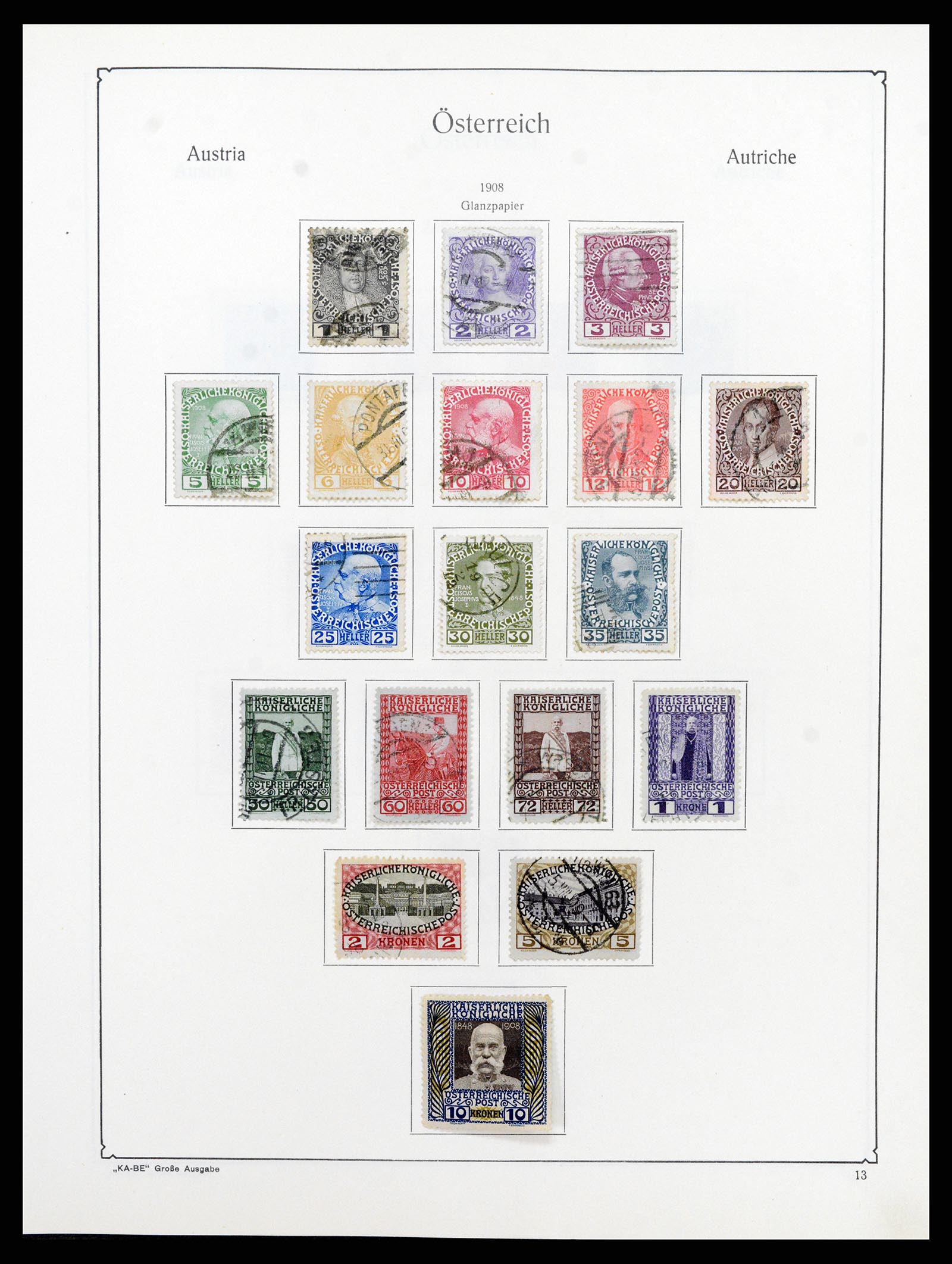 37960 018 - Stamp collection 37960 Austria and territories 1850-1984.