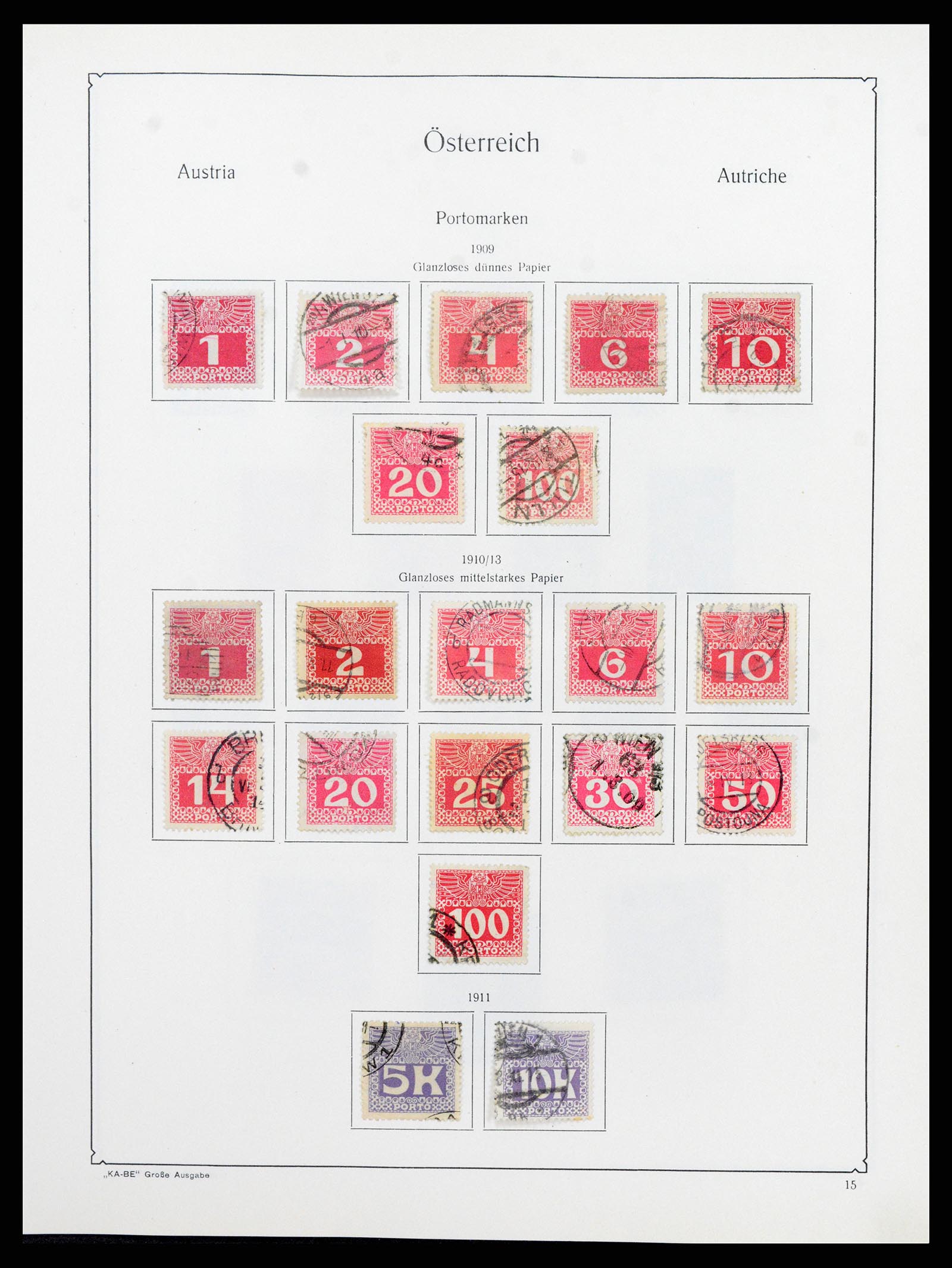 37960 020 - Stamp collection 37960 Austria and territories 1850-1984.