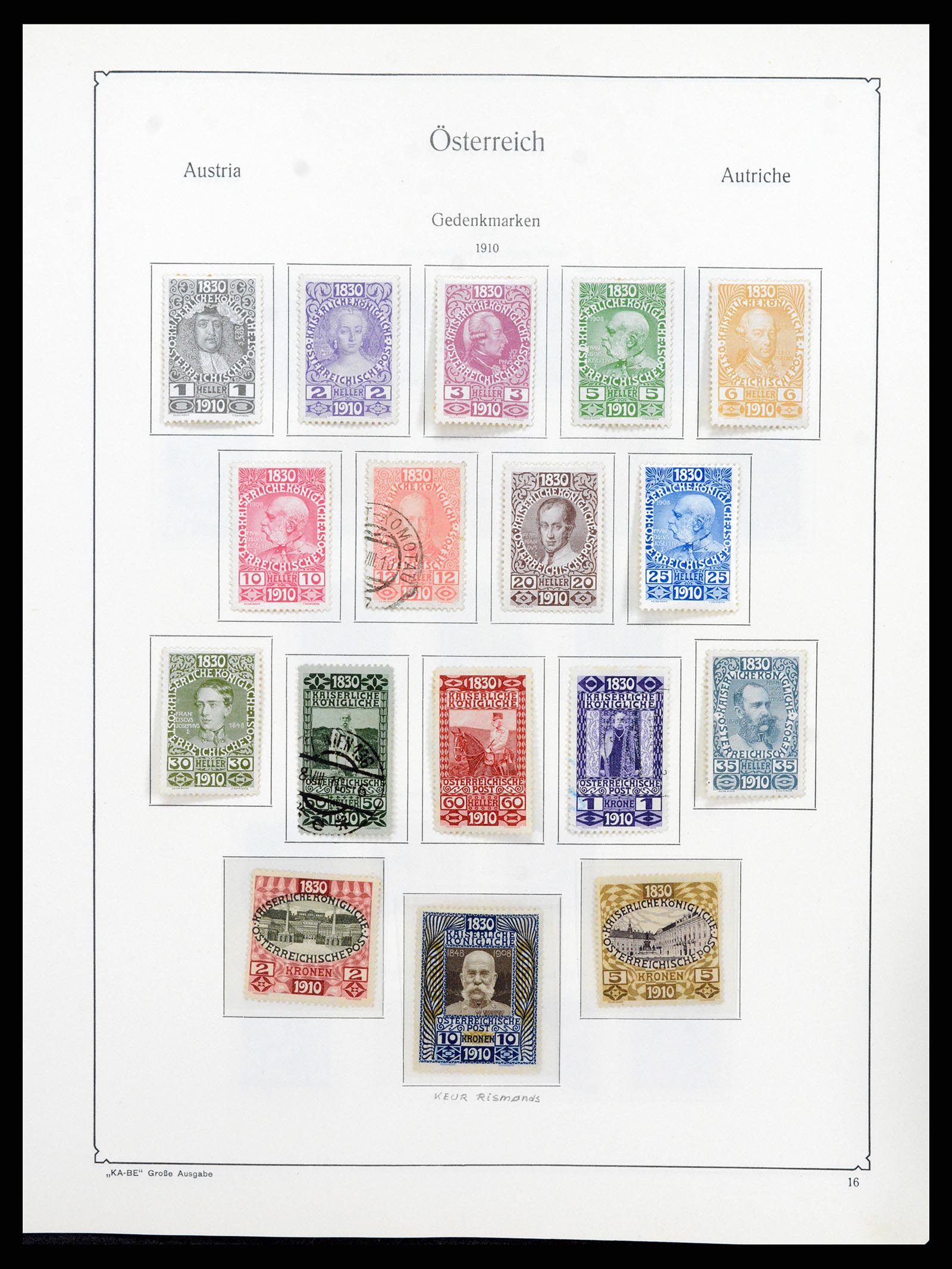 37960 021 - Stamp collection 37960 Austria and territories 1850-1984.