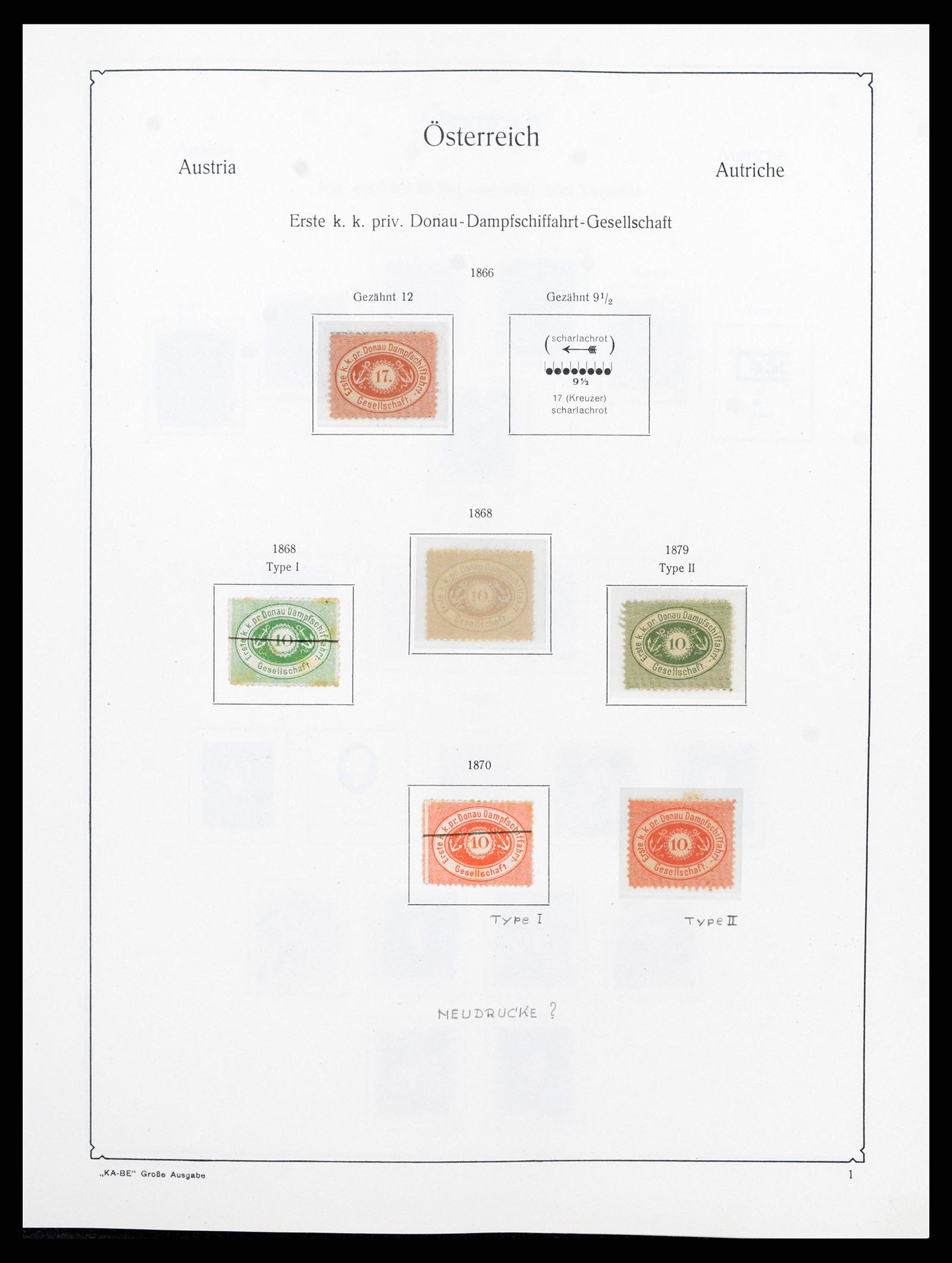 37960 029 - Stamp collection 37960 Austria and territories 1850-1984.