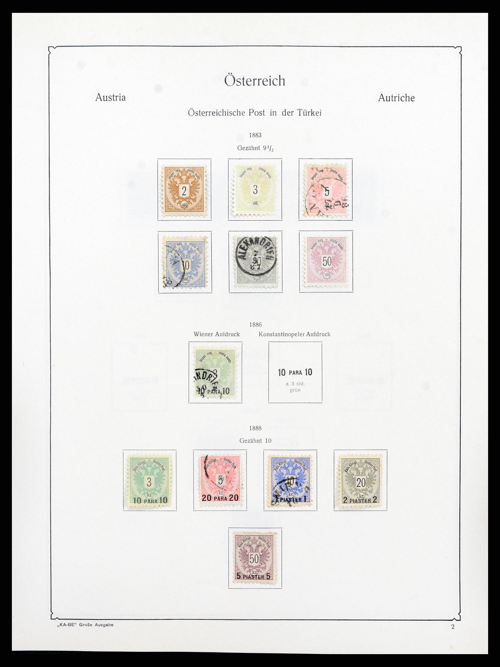 37960 035 - Stamp collection 37960 Austria and territories 1850-1984.