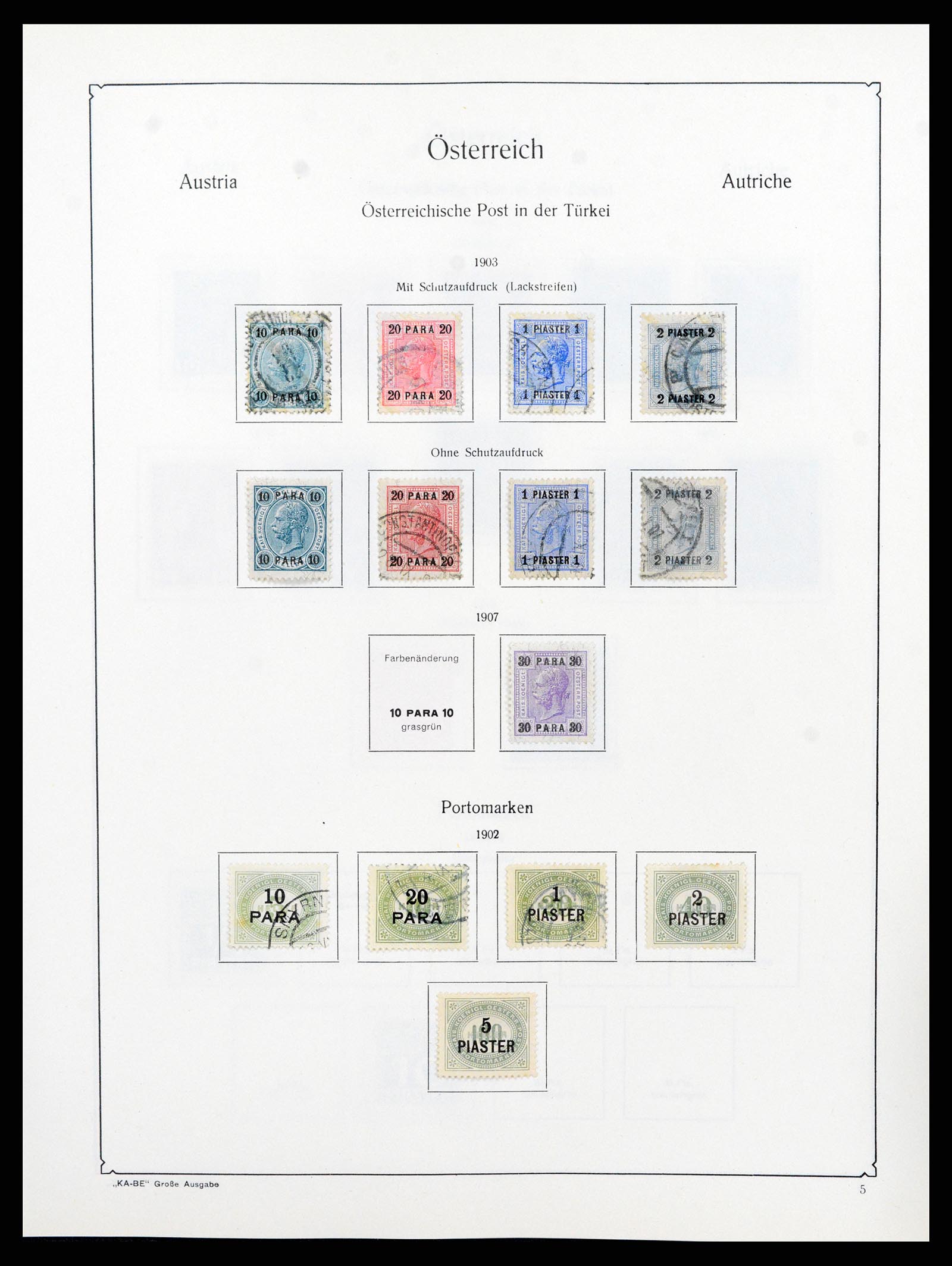 37960 038 - Stamp collection 37960 Austria and territories 1850-1984.
