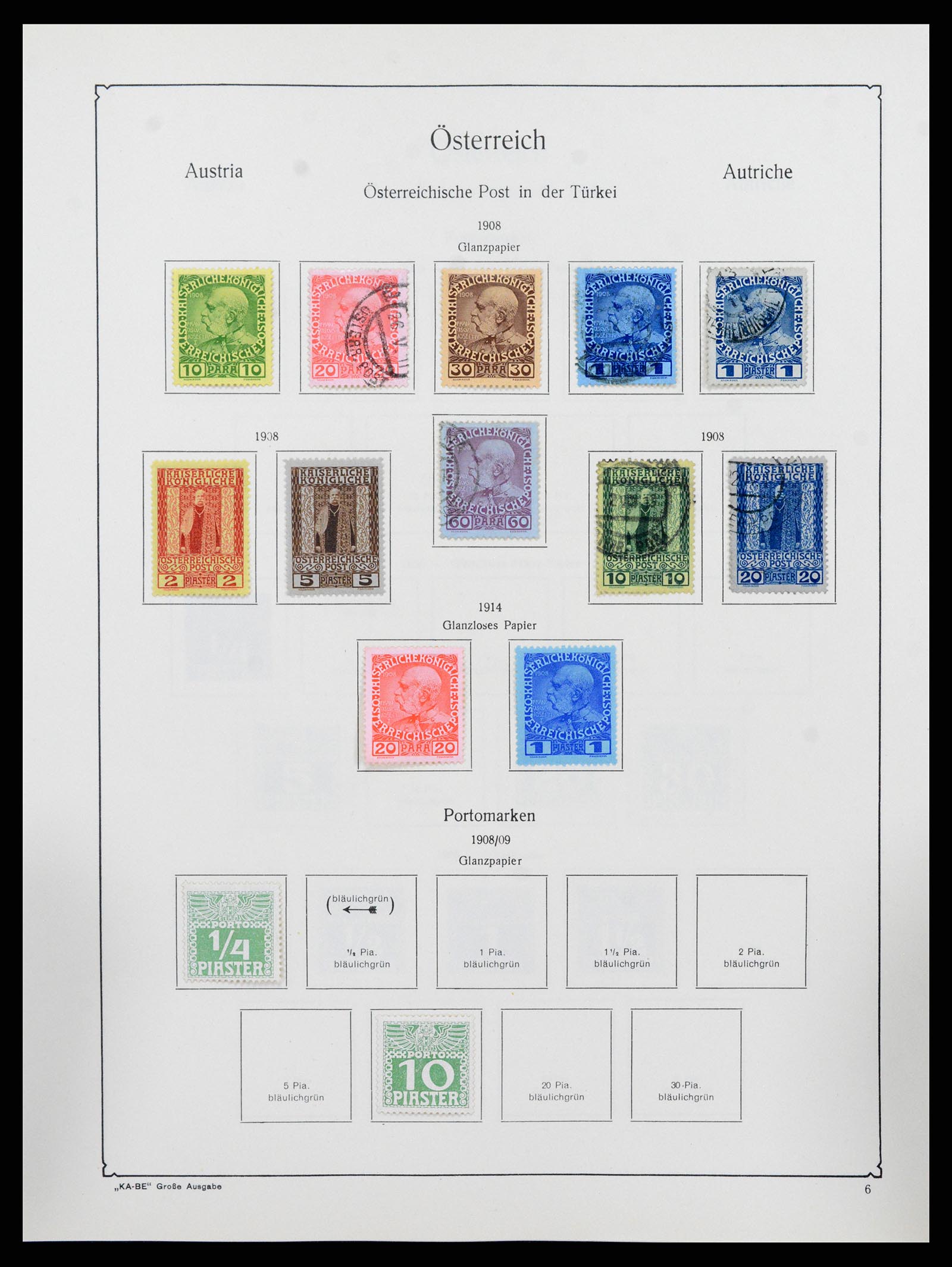 37960 039 - Stamp collection 37960 Austria and territories 1850-1984.