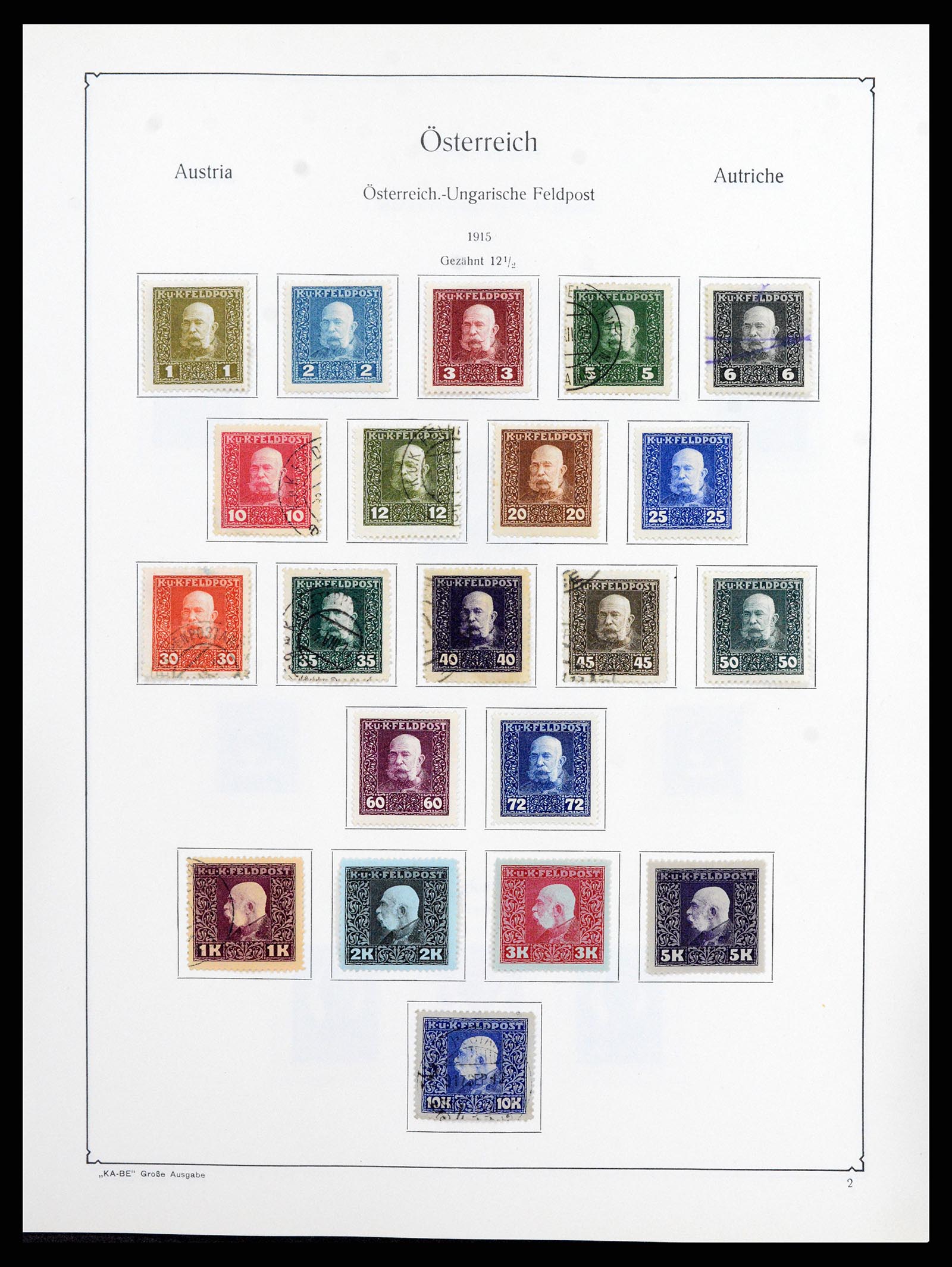 37960 042 - Stamp collection 37960 Austria and territories 1850-1984.
