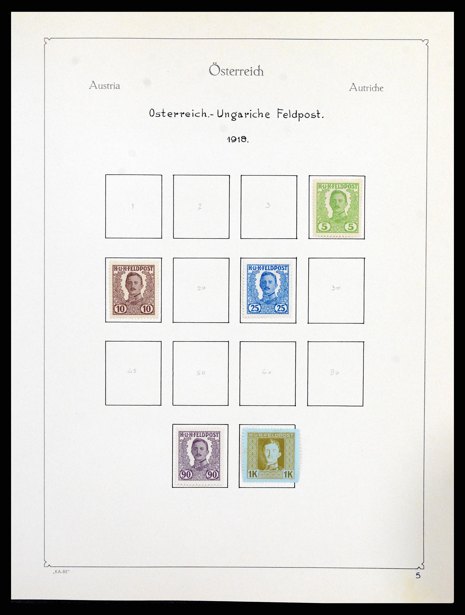 37960 045 - Stamp collection 37960 Austria and territories 1850-1984.