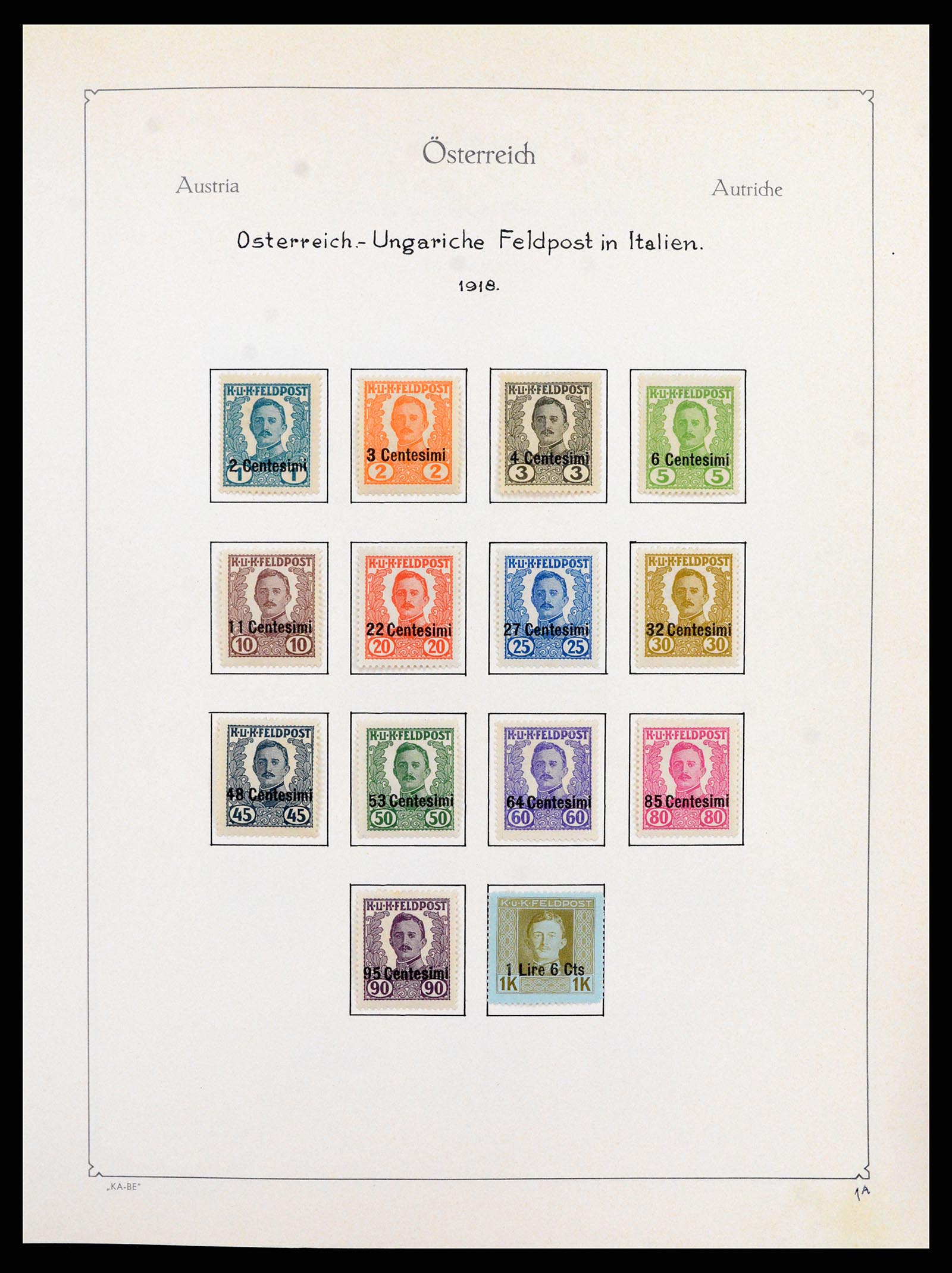 37960 047 - Stamp collection 37960 Austria and territories 1850-1984.