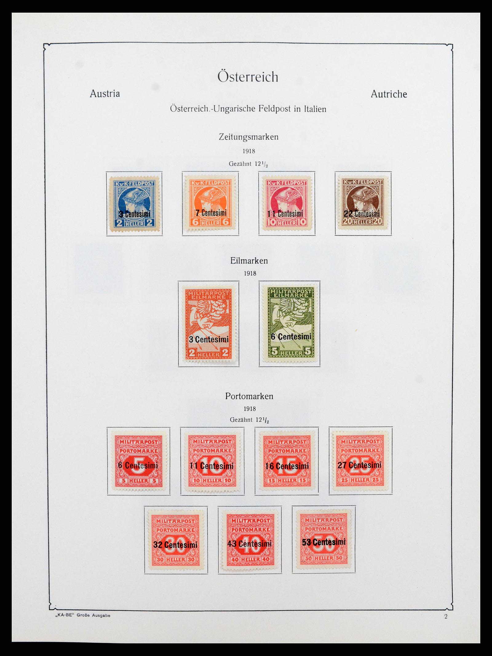 37960 048 - Stamp collection 37960 Austria and territories 1850-1984.