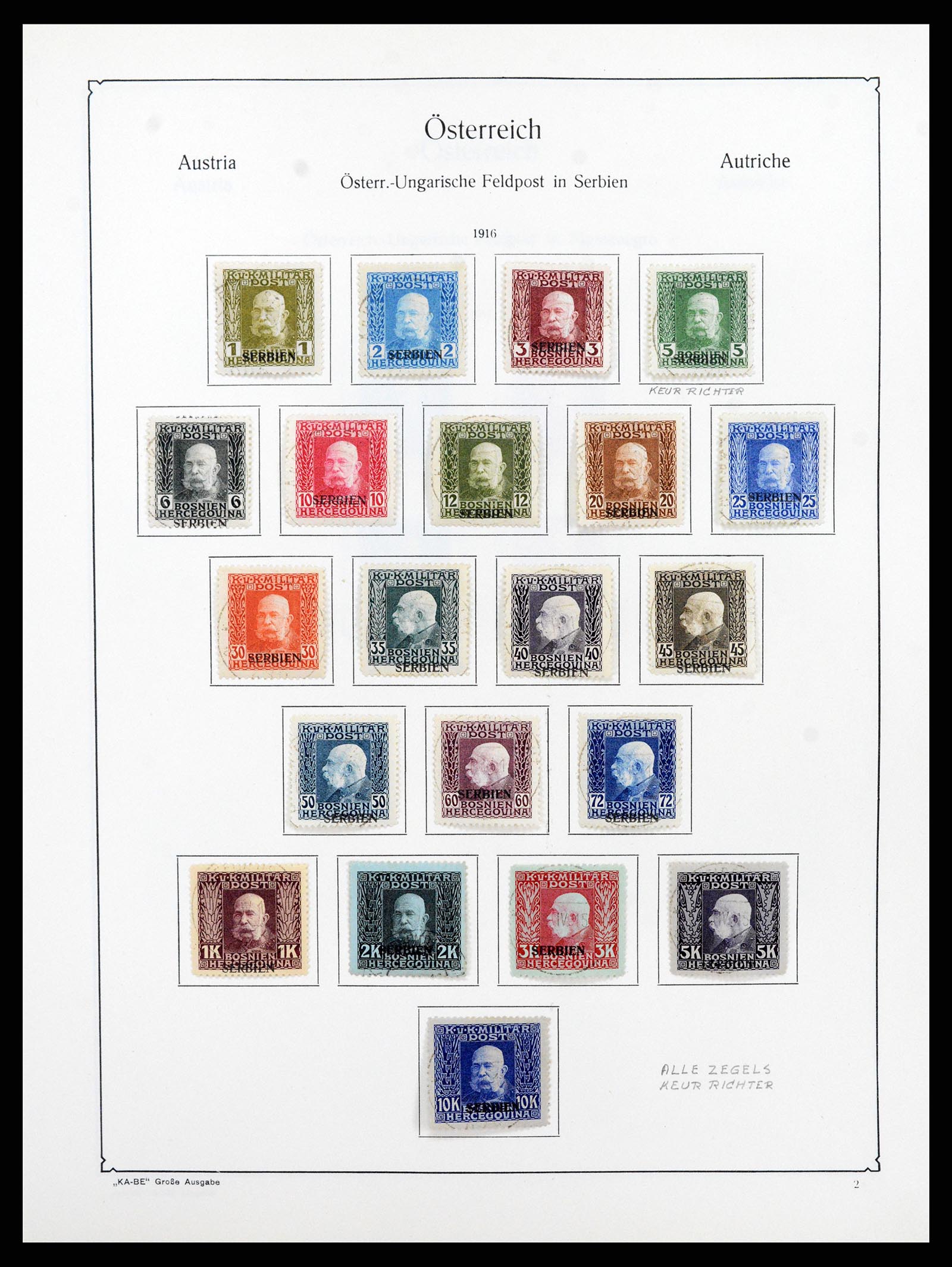 37960 052 - Stamp collection 37960 Austria and territories 1850-1984.