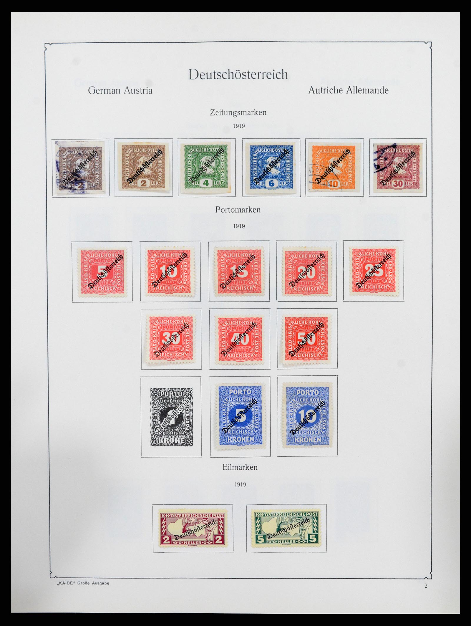 37960 055 - Stamp collection 37960 Austria and territories 1850-1984.