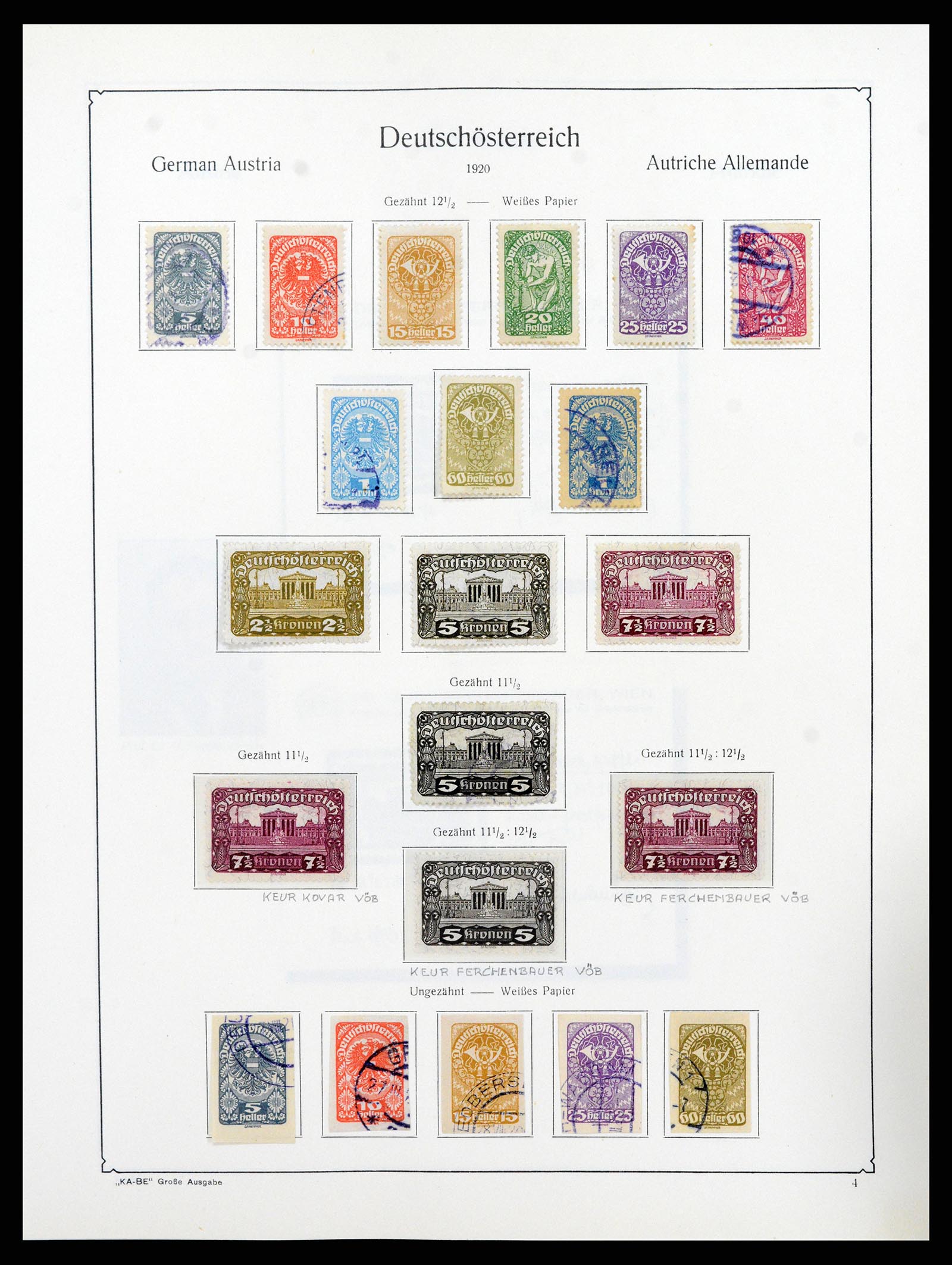 37960 058 - Stamp collection 37960 Austria and territories 1850-1984.