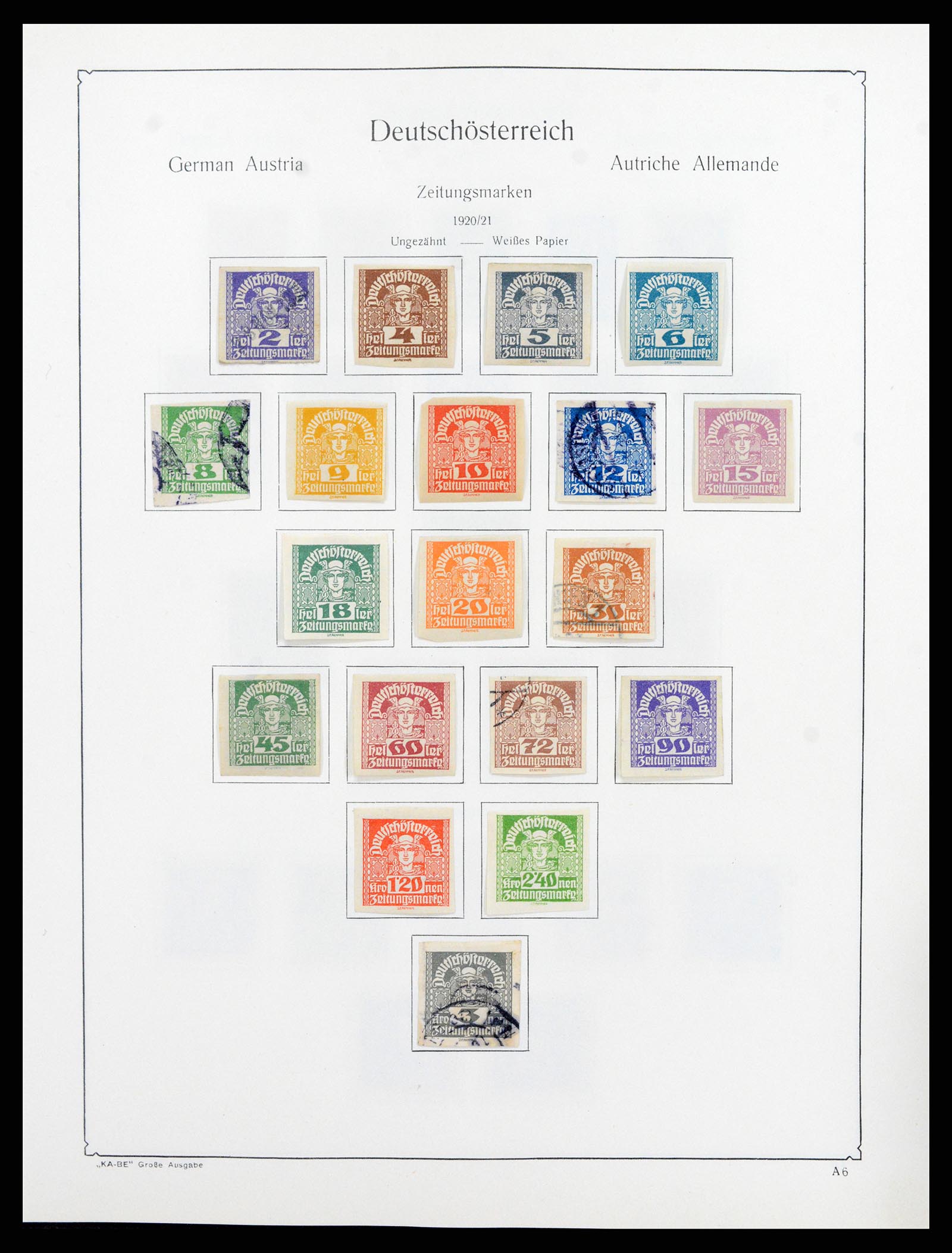 37960 062 - Stamp collection 37960 Austria and territories 1850-1984.