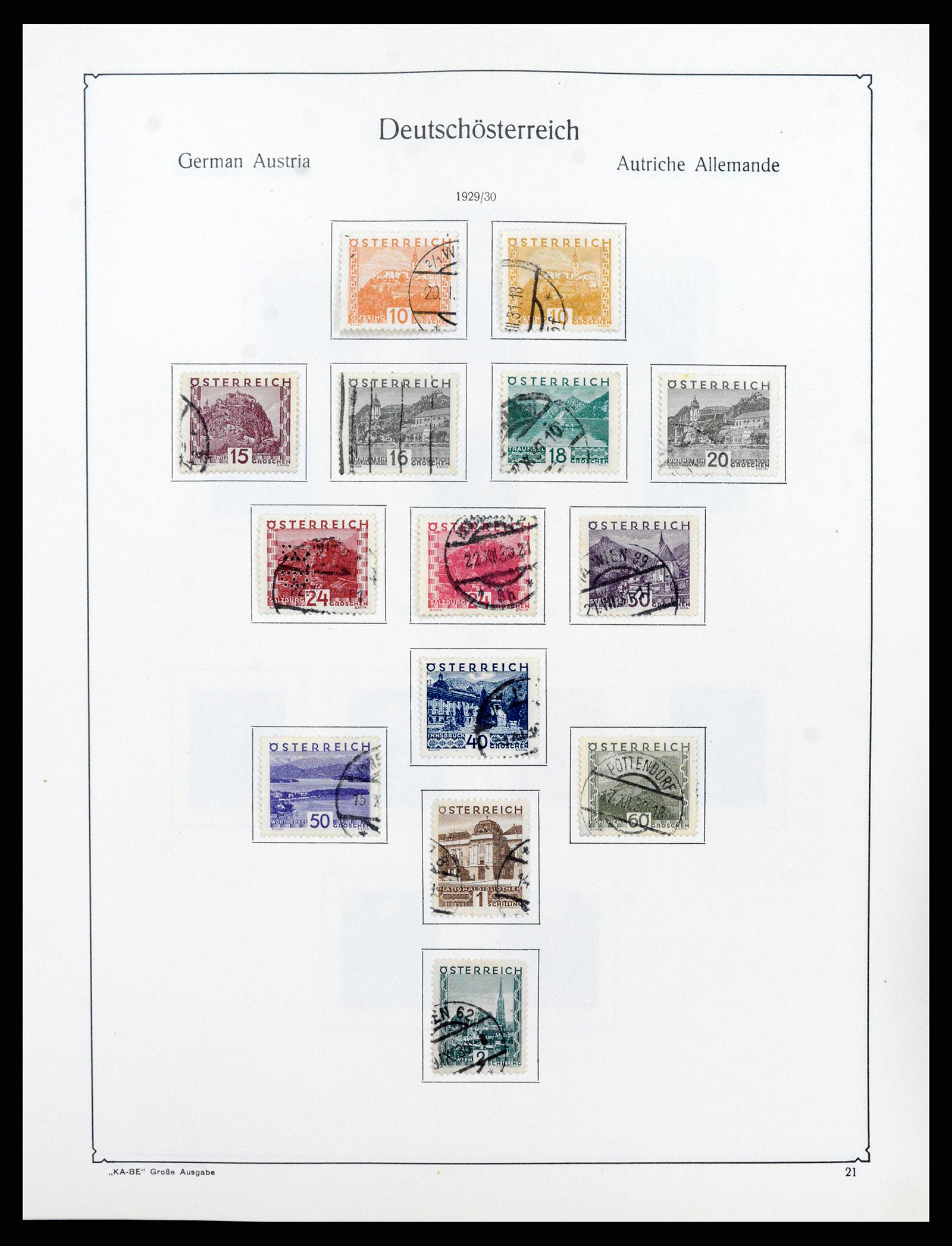 37960 079 - Stamp collection 37960 Austria and territories 1850-1984.