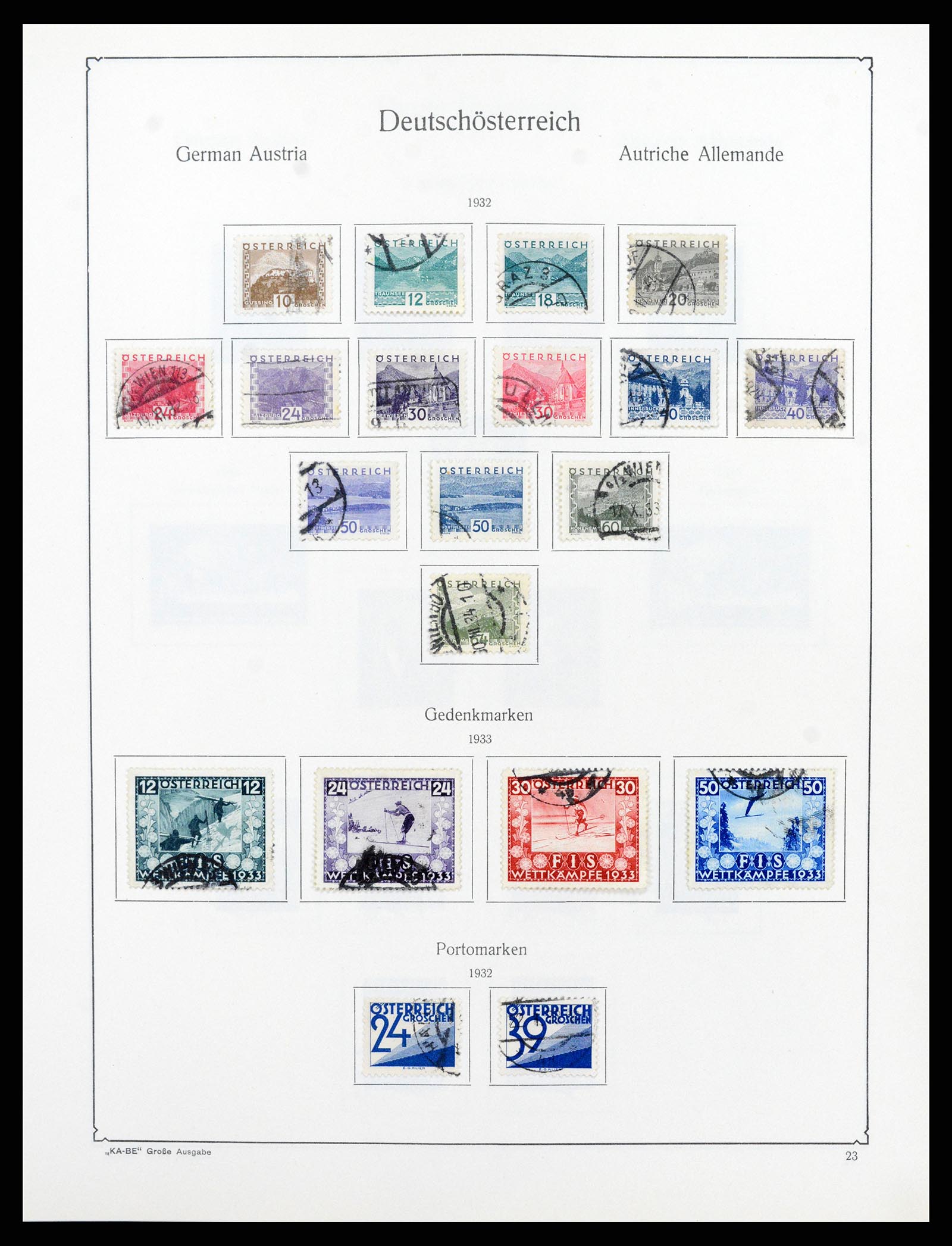 37960 081 - Stamp collection 37960 Austria and territories 1850-1984.