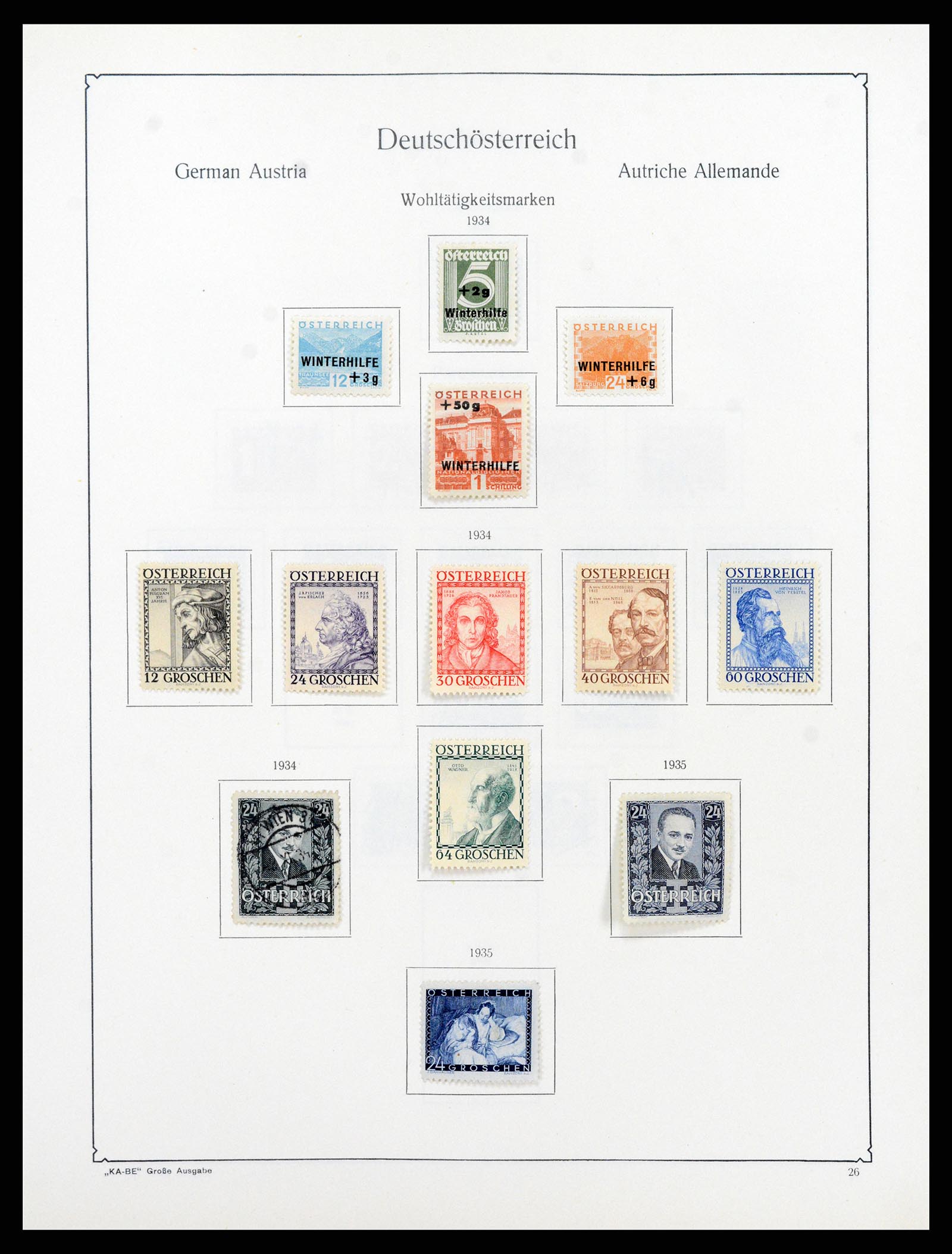 37960 085 - Stamp collection 37960 Austria and territories 1850-1984.