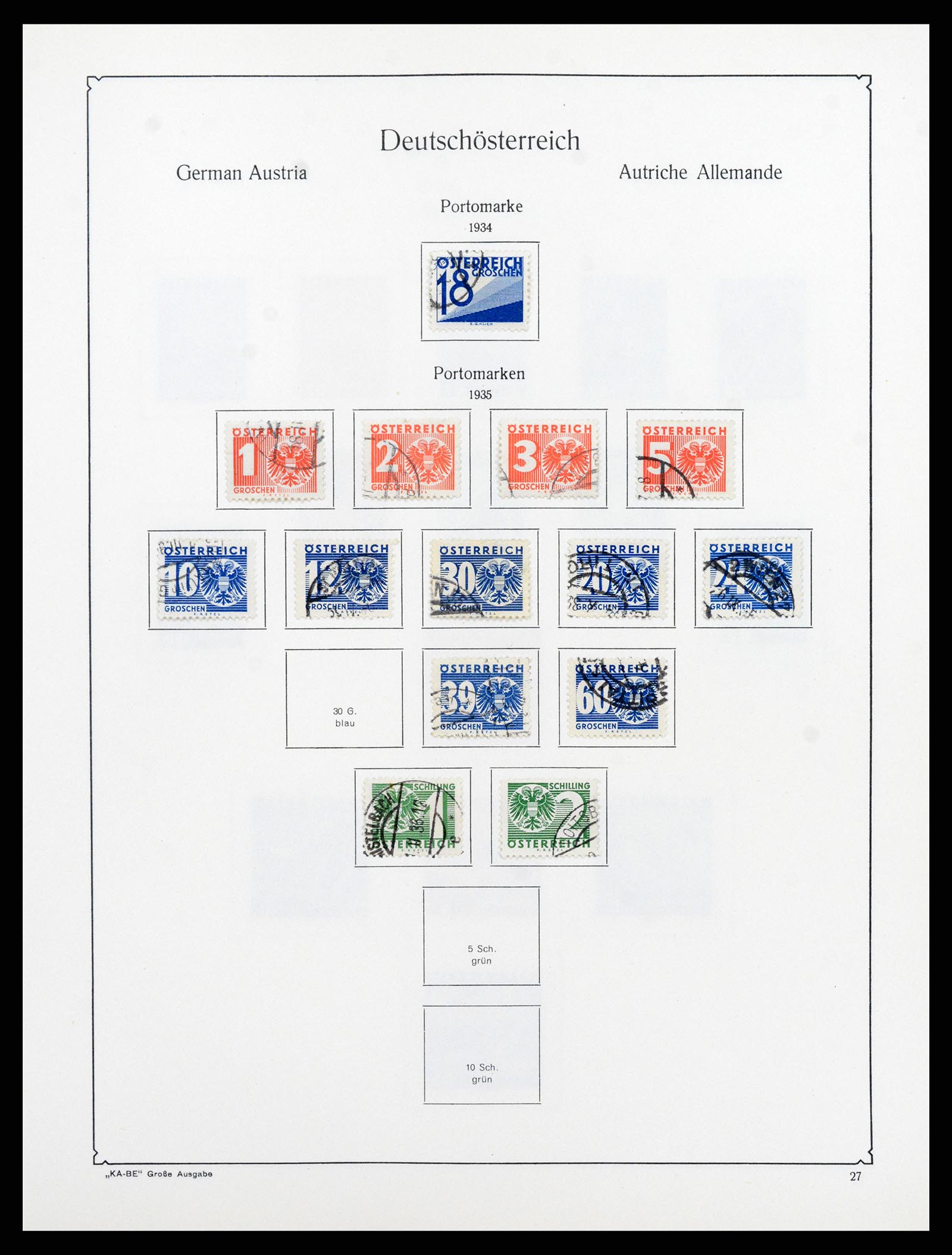 37960 086 - Stamp collection 37960 Austria and territories 1850-1984.