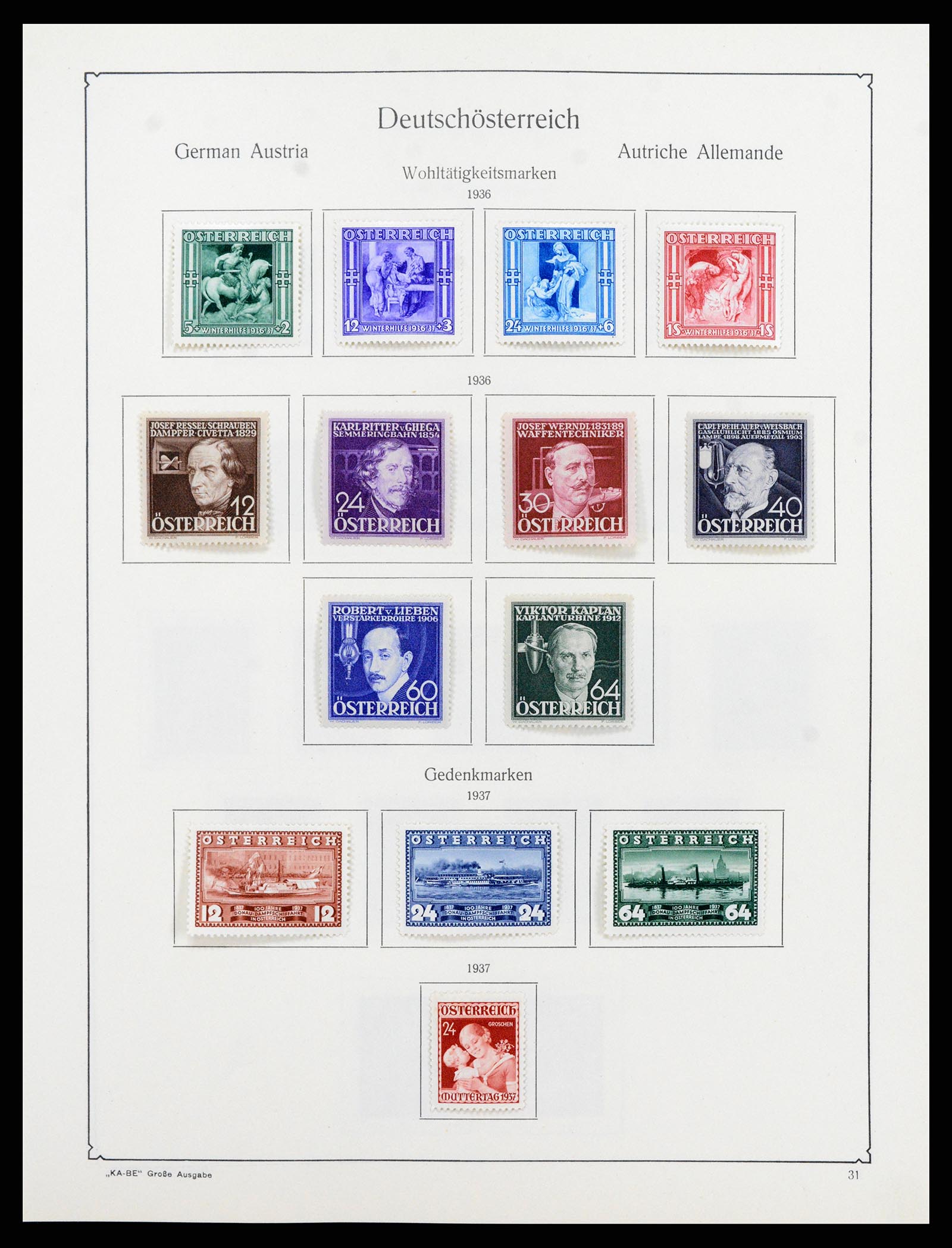 37960 092 - Stamp collection 37960 Austria and territories 1850-1984.