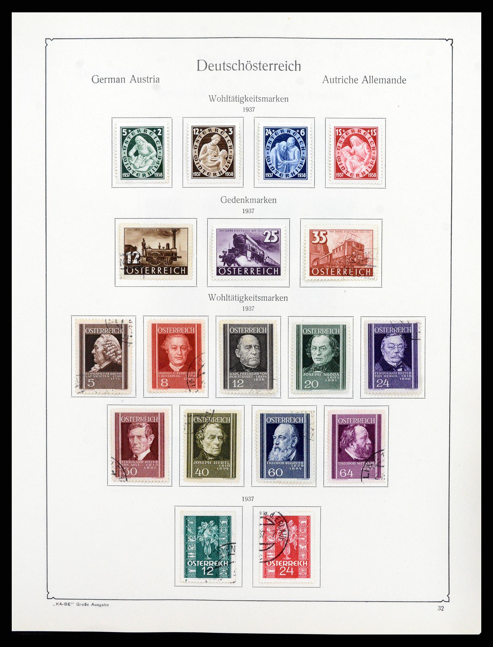37960 093 - Stamp collection 37960 Austria and territories 1850-1984.