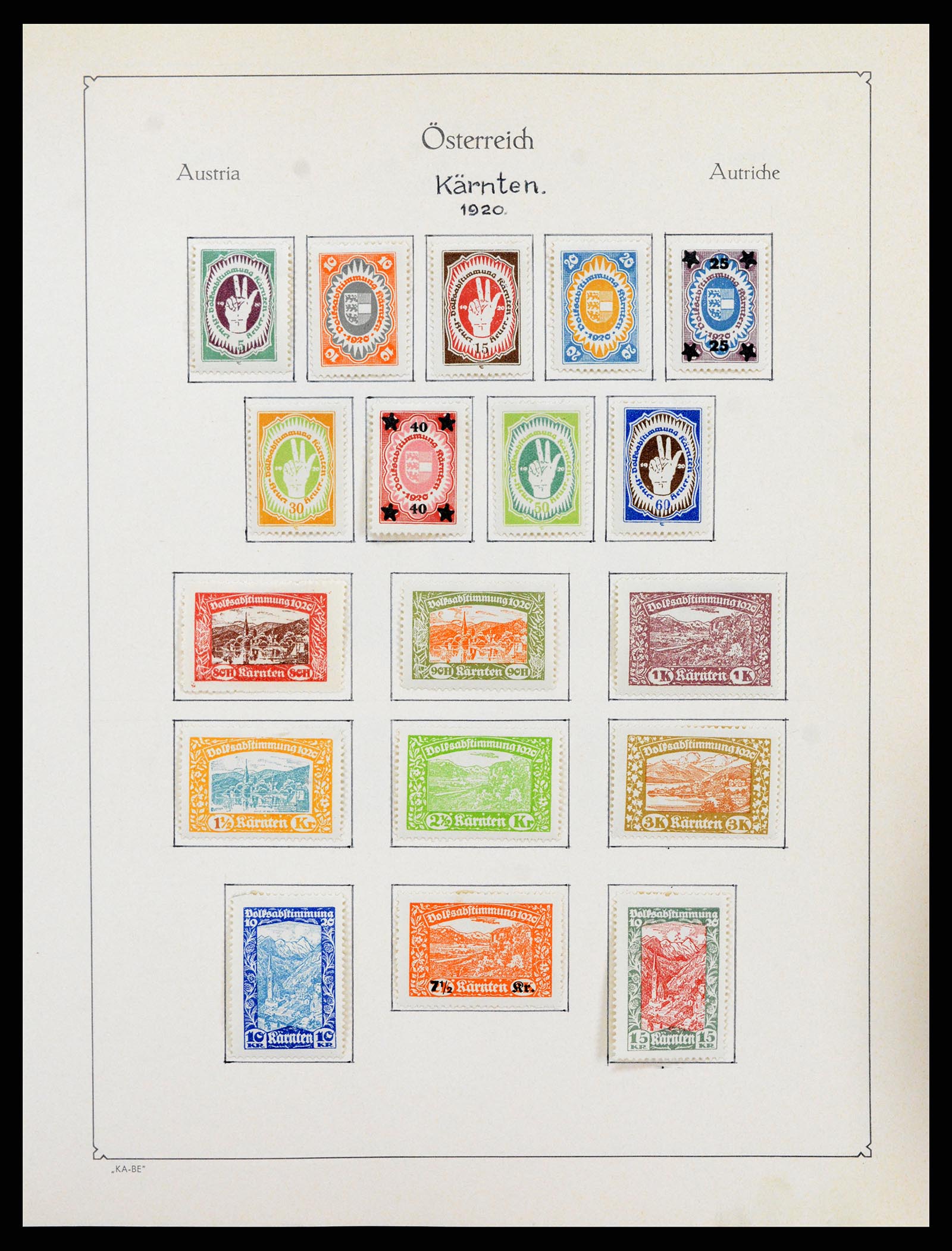37960 095 - Stamp collection 37960 Austria and territories 1850-1984.