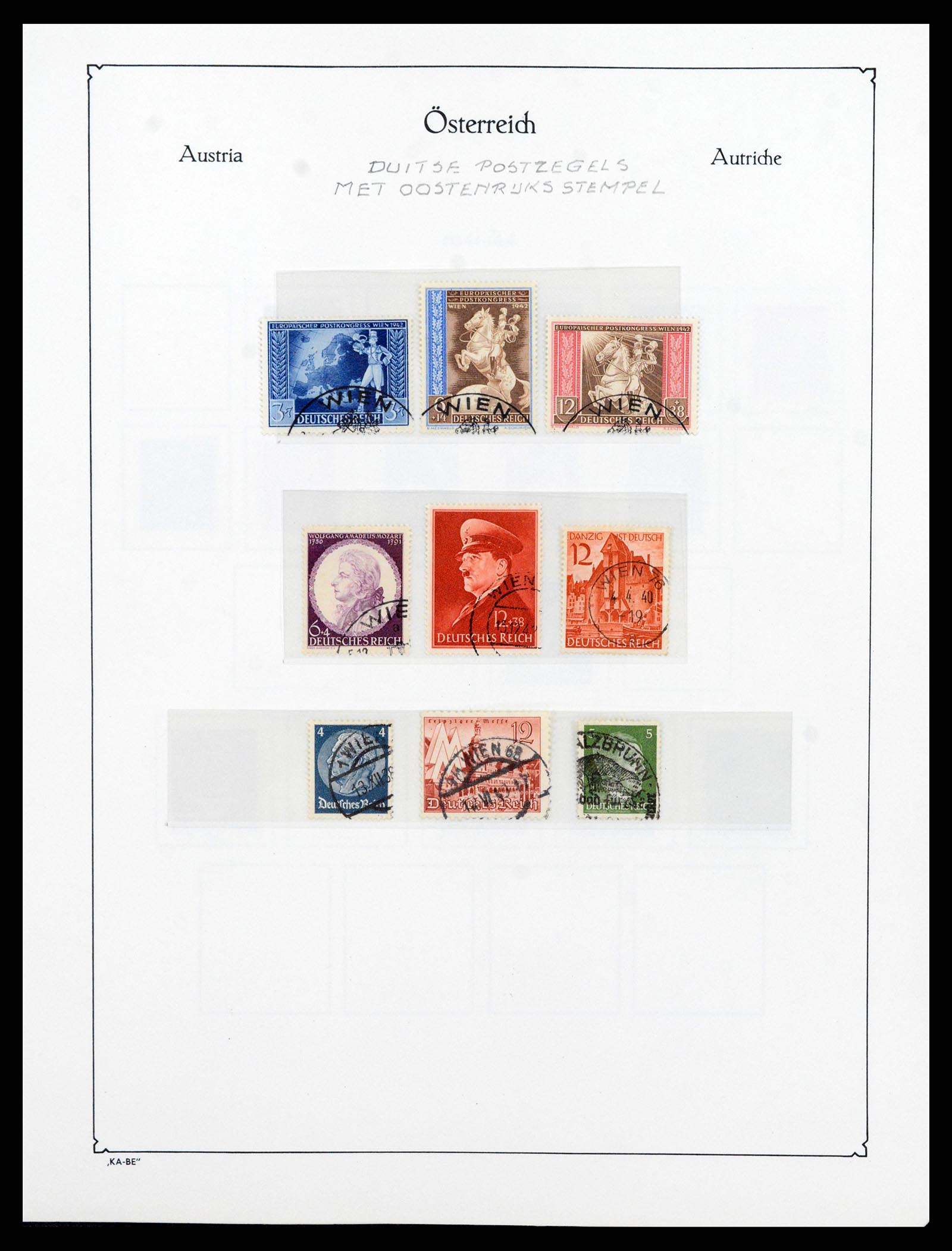 37960 096 - Stamp collection 37960 Austria and territories 1850-1984.