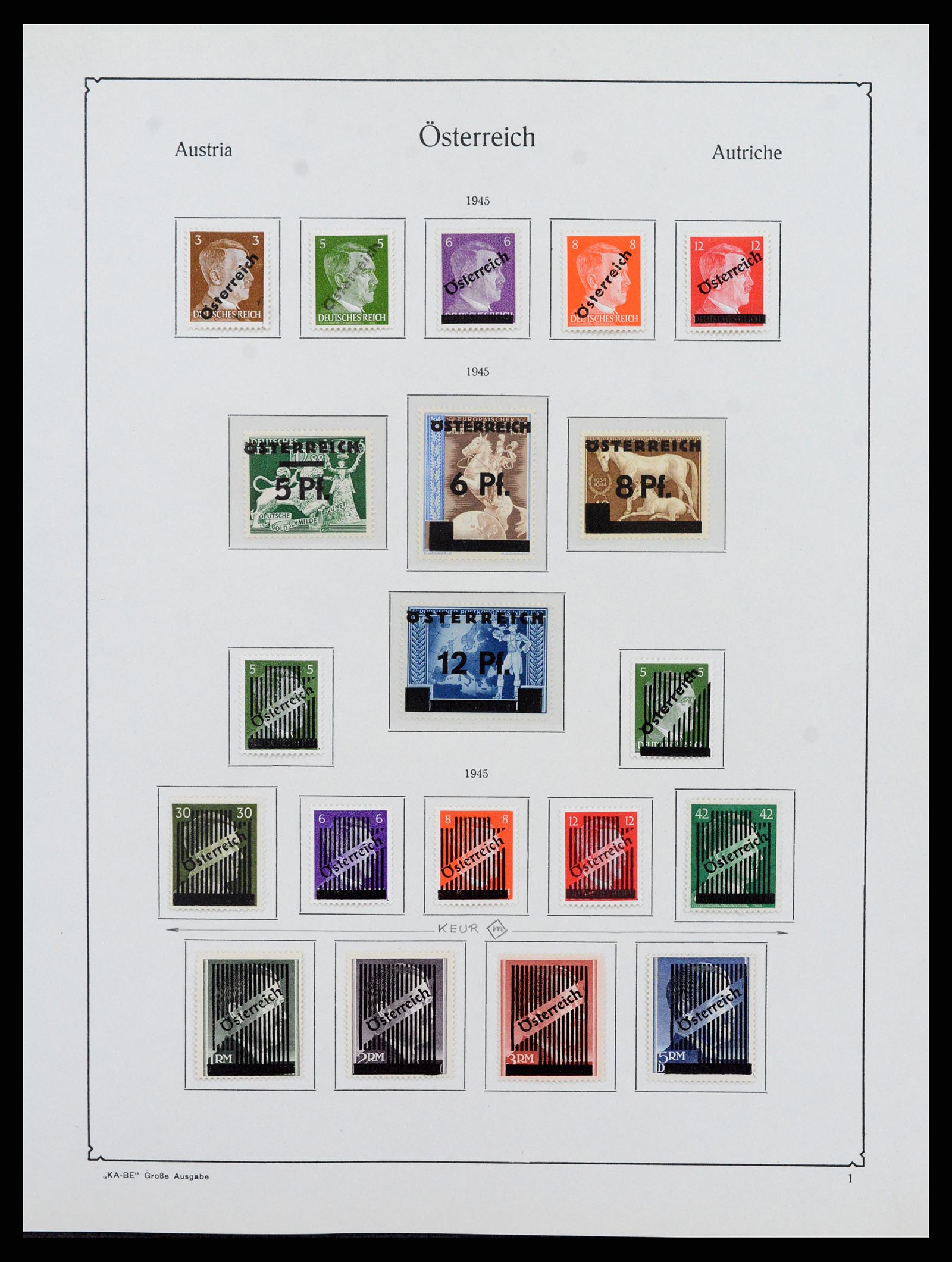 37960 098 - Stamp collection 37960 Austria and territories 1850-1984.