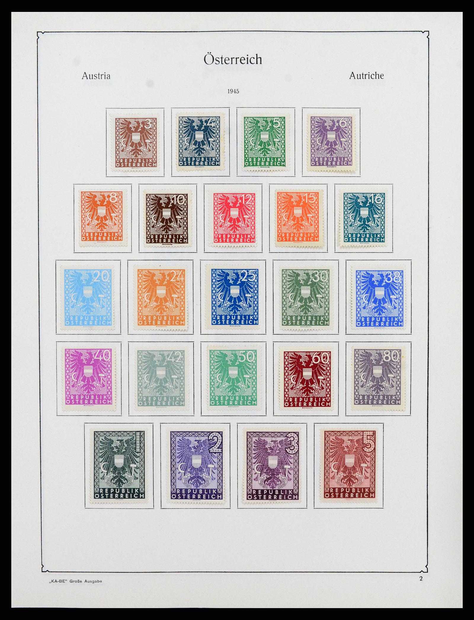 37960 100 - Stamp collection 37960 Austria and territories 1850-1984.