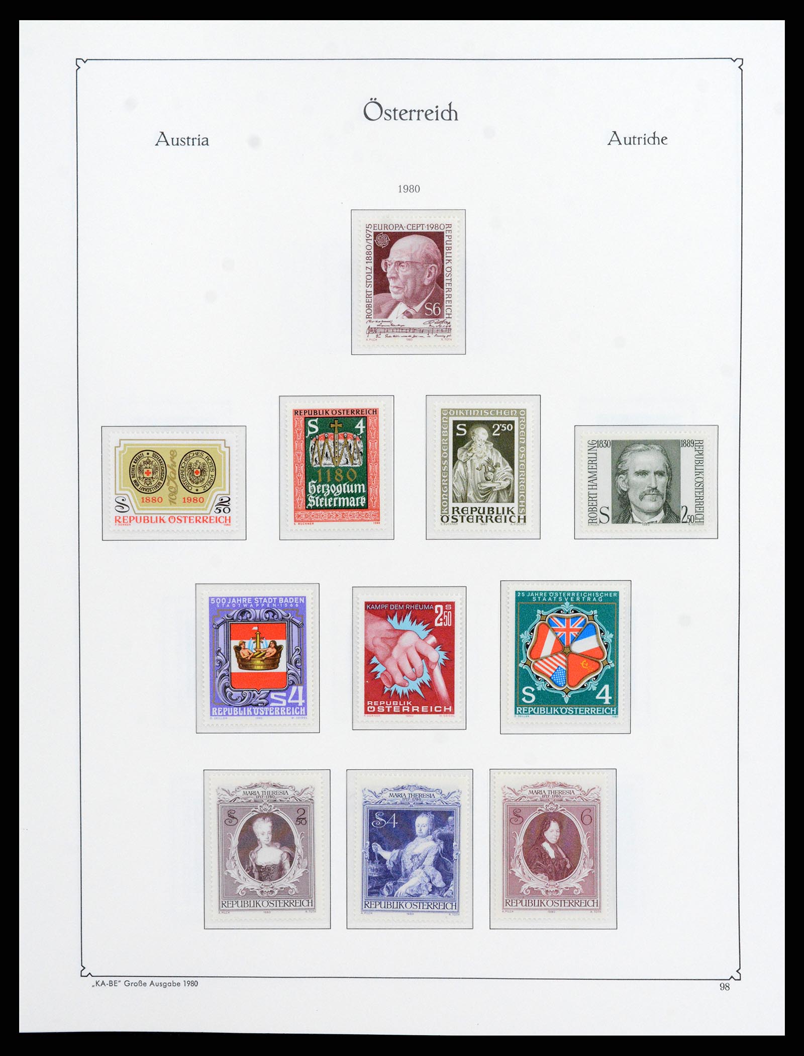 37960 200 - Stamp collection 37960 Austria and territories 1850-1984.
