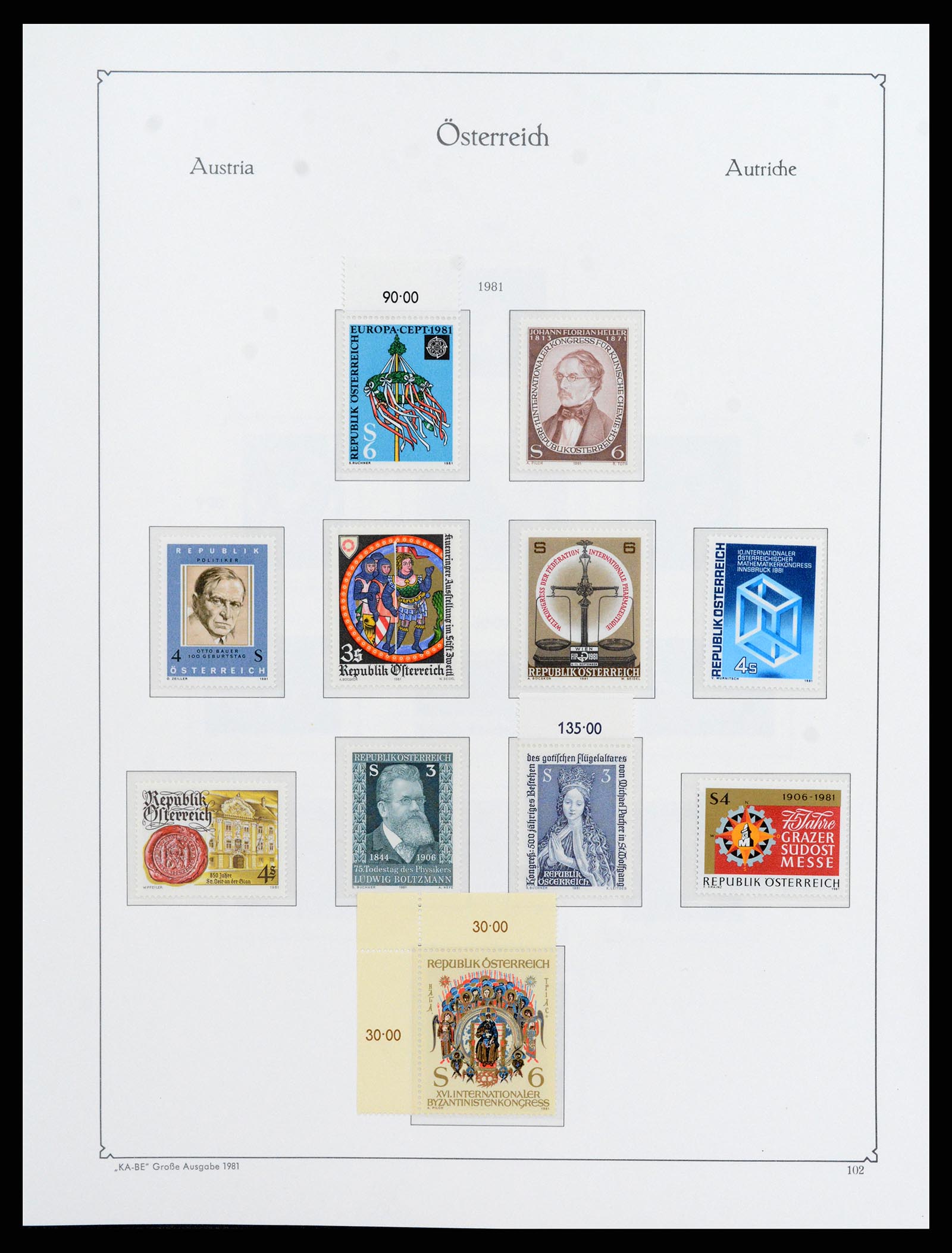 37960 204 - Stamp collection 37960 Austria and territories 1850-1984.