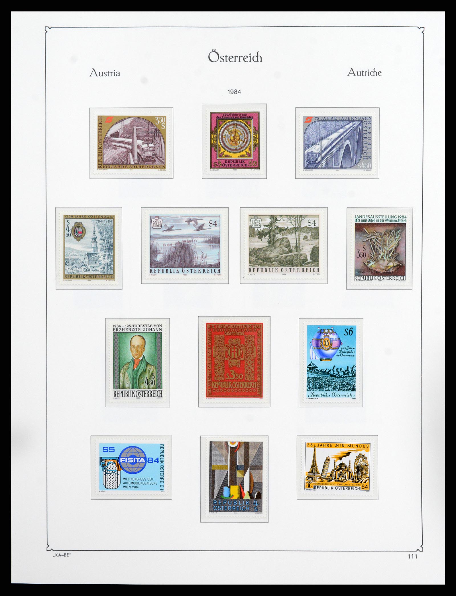 37960 213 - Stamp collection 37960 Austria and territories 1850-1984.