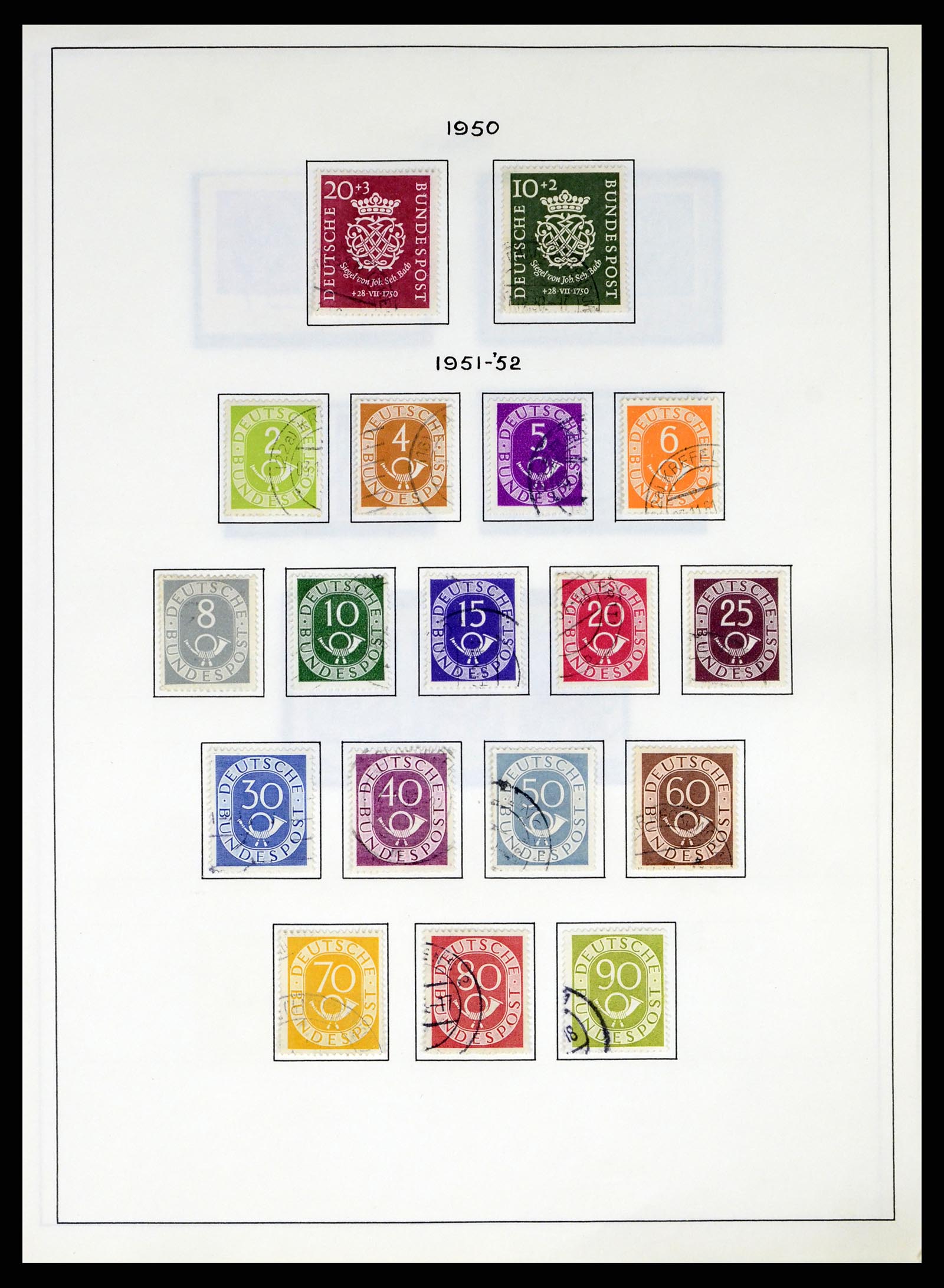 37963 002 - Postzegelverzameling 37963 Bundespost 1949-1995.